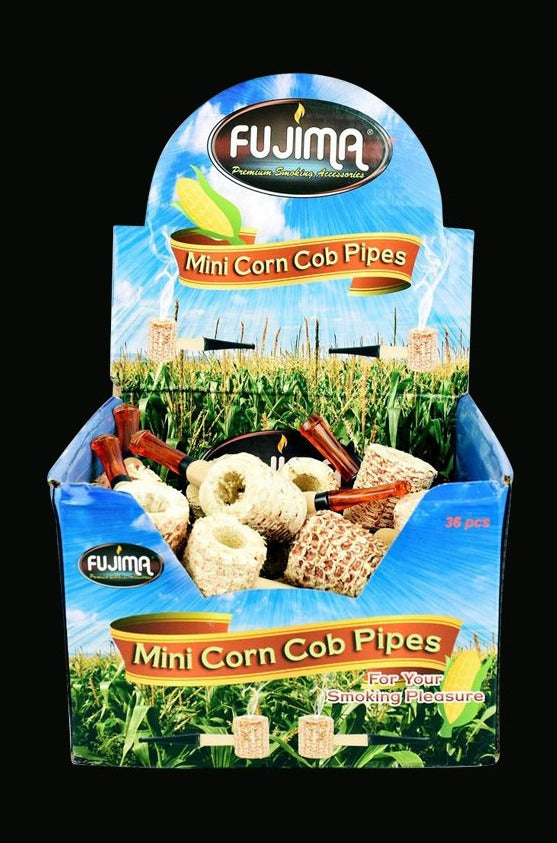 Fujima Mini Corn Cob Pipe Set - 36 Pack