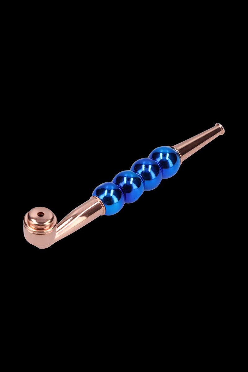 Stylish Curvy Mid-Section Metal Hand Pipe