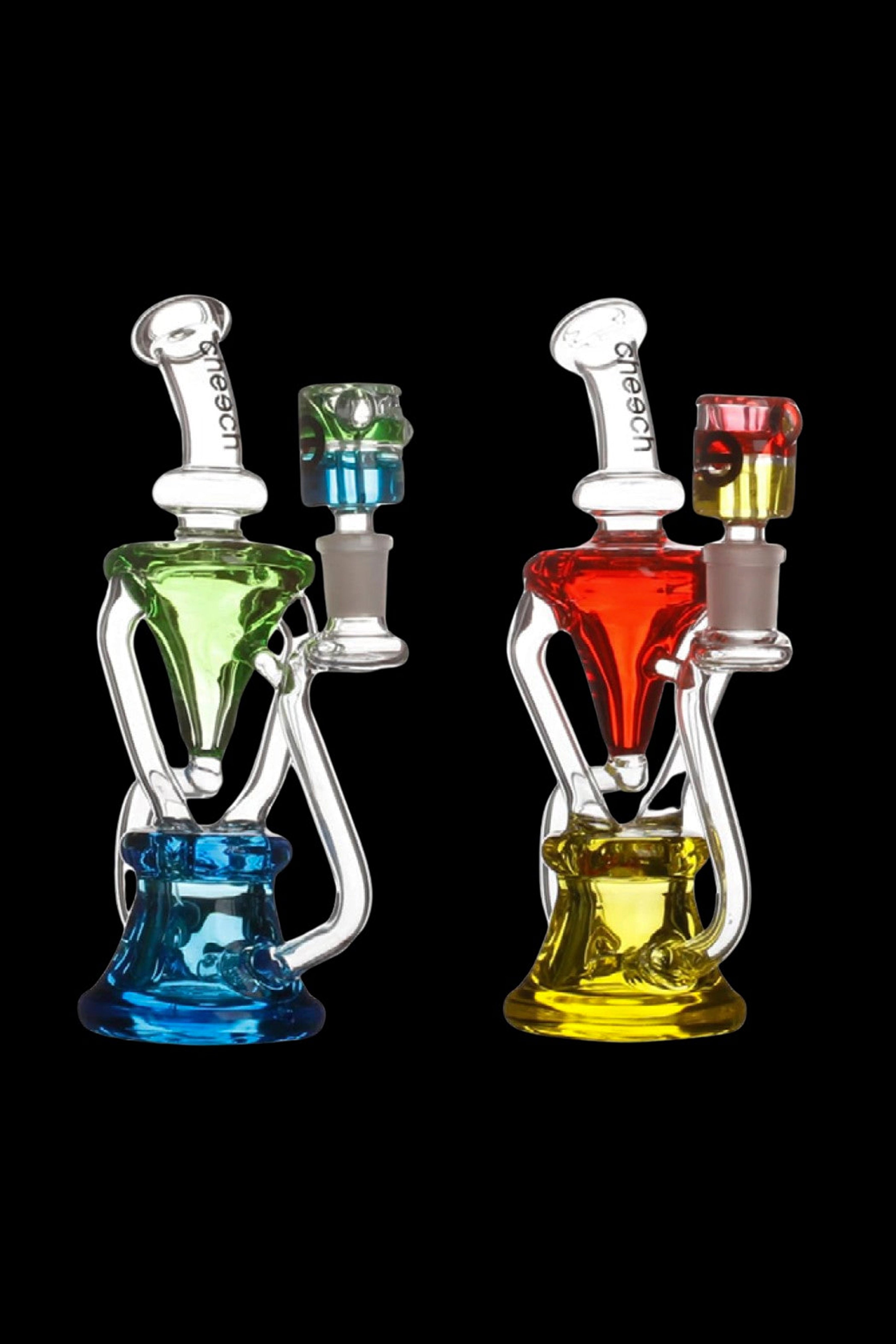 Cheech Glass Dual Color Glycerin Recycler - An Amazing Smoking Companion