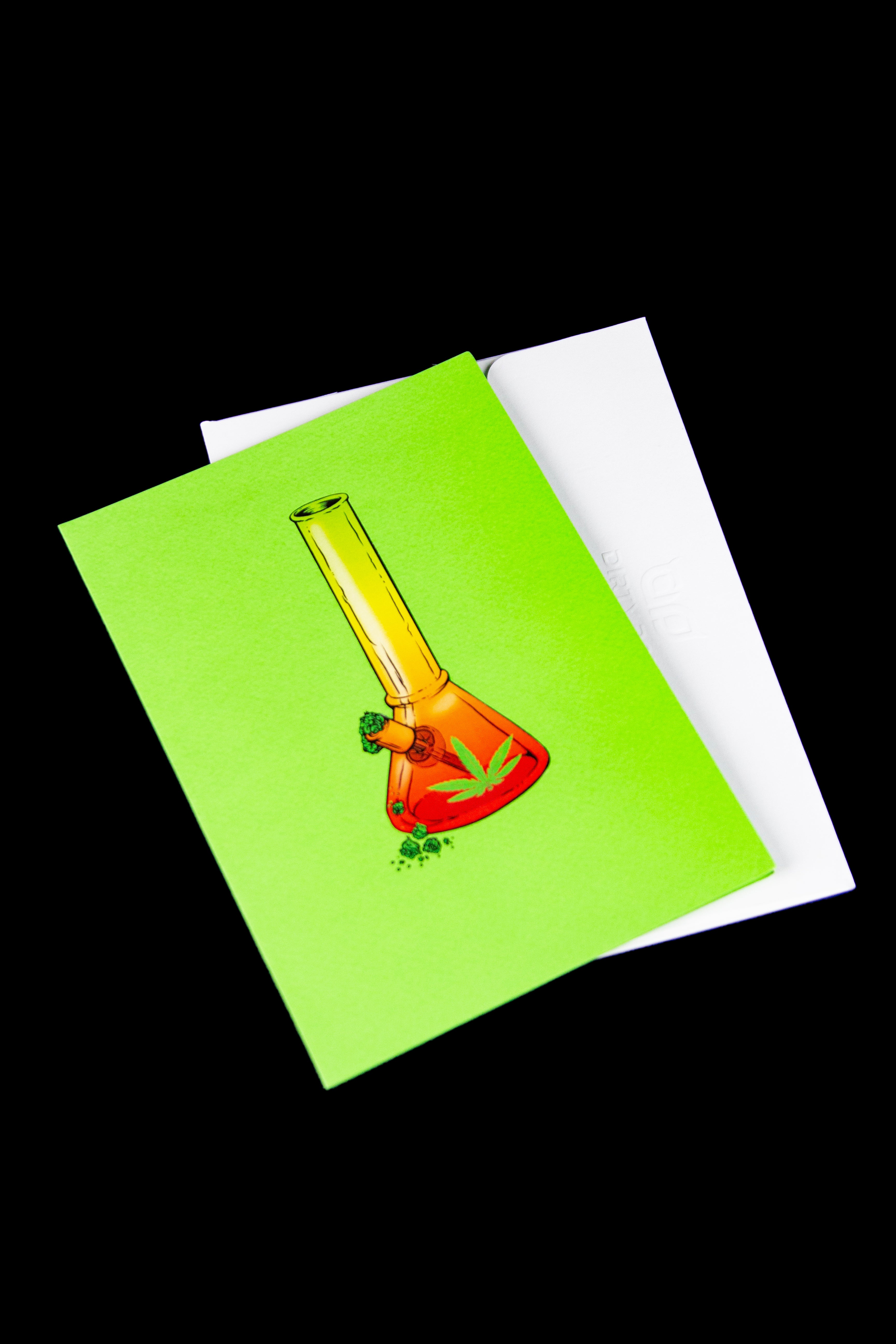 Dirty Pop Rasta Bong Pop - Up Greeting Card: A Pothead's Delight