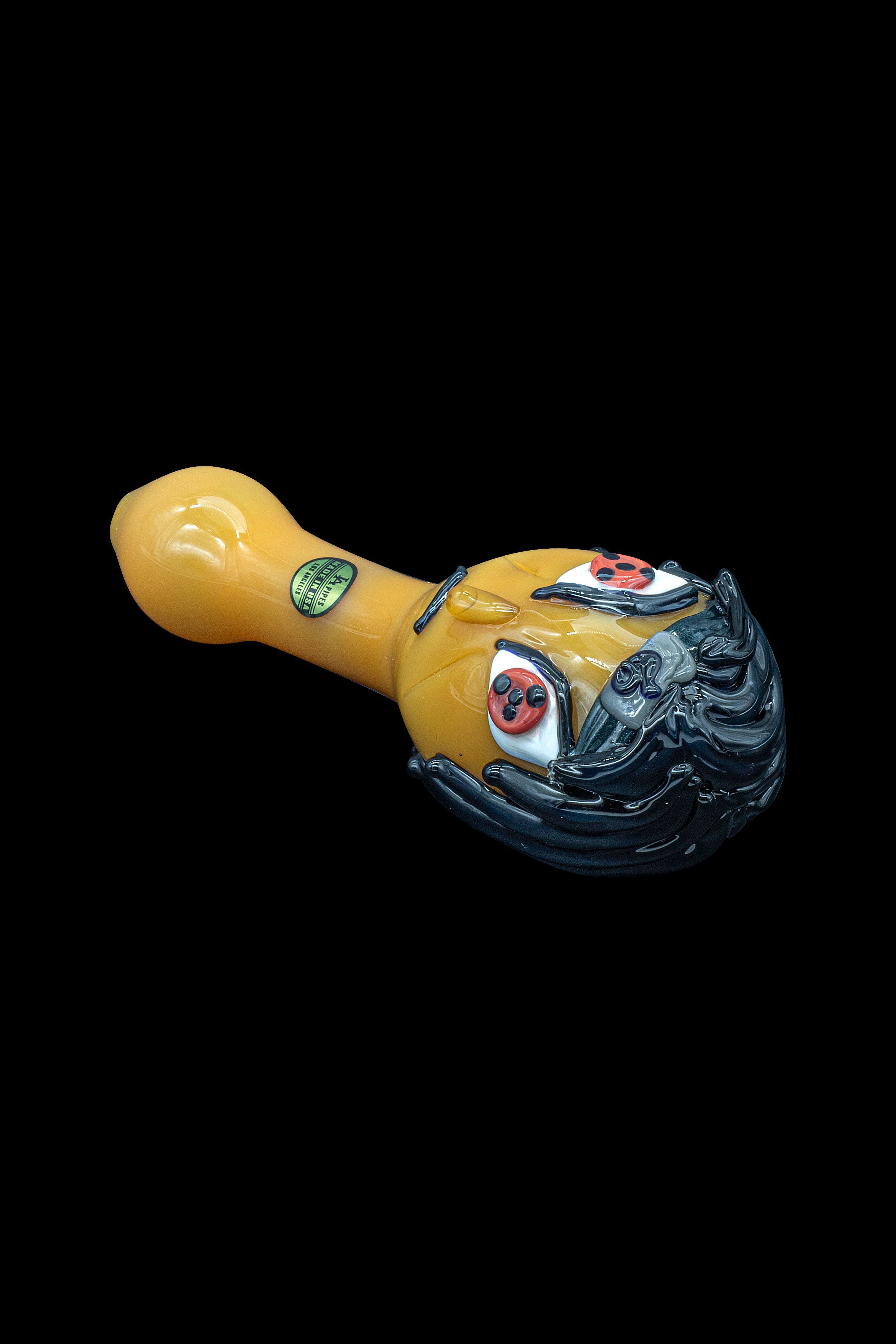 LA Pipes Itachi Uchiha Inspired Glass Smoking Pipe