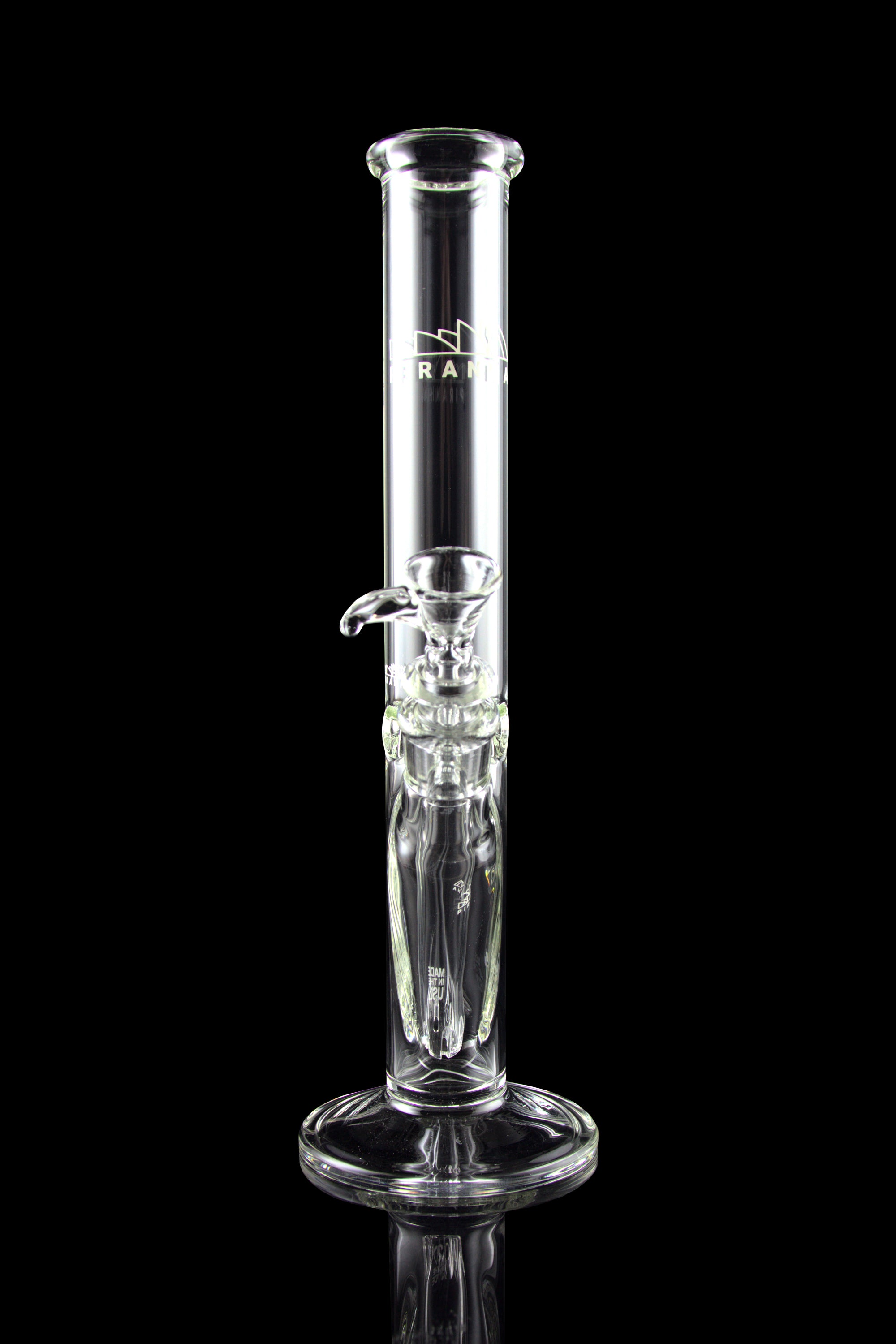 Piranha Glass Straight Tube Bong: Your Ultimate Smoking Companion with Bowl & Banger