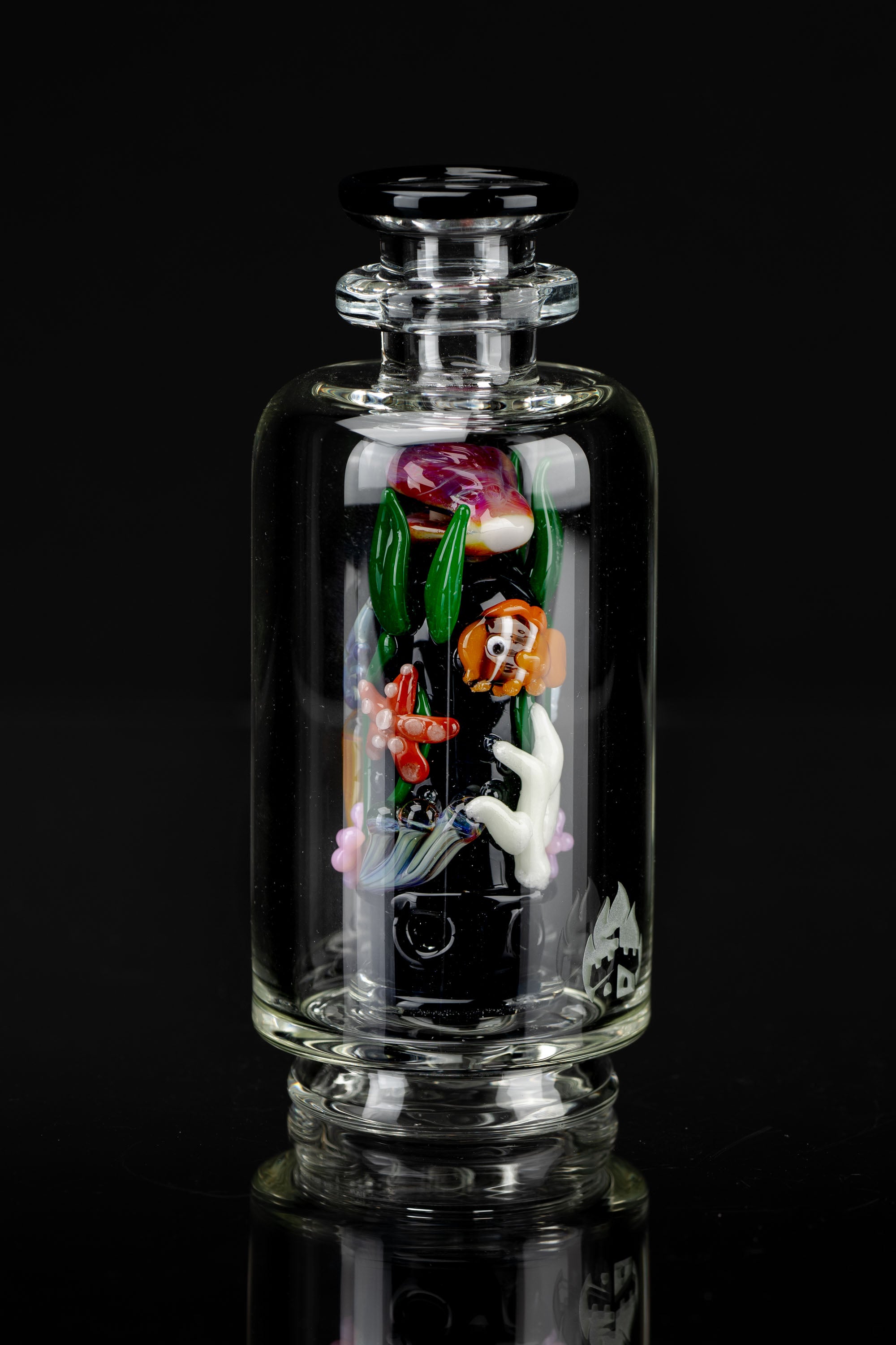 Puffco Peak UV Attachment - Save The Sea: Stunning Glass Bubbler