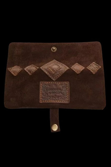 Original Kavatza Mini 'Patchwork Earth' Joint Pouch - A Compact Smoking Essential
