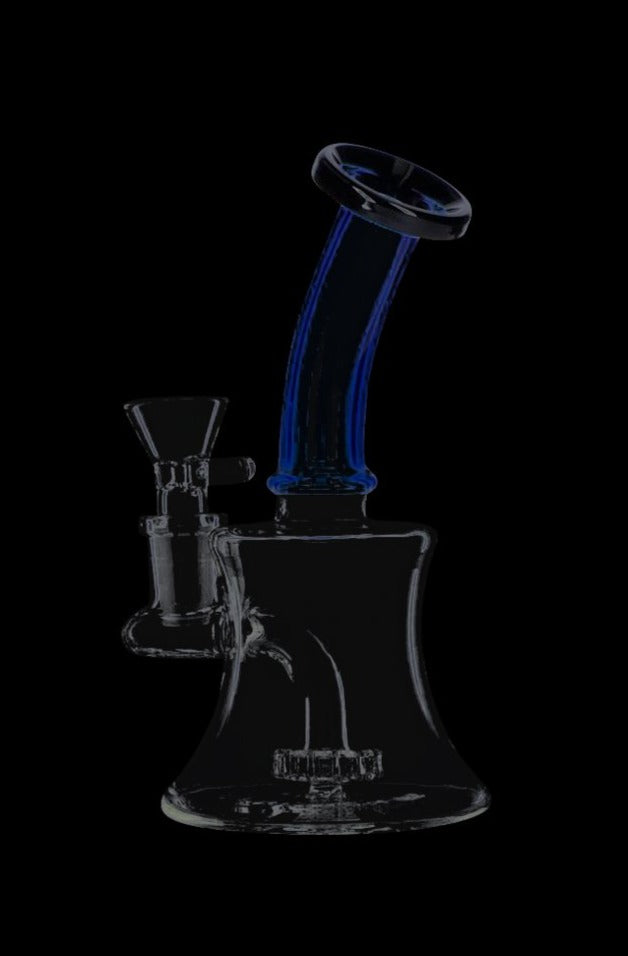 Stunning Beaker Base Bubbler with Fixed Showerhead Diffuser