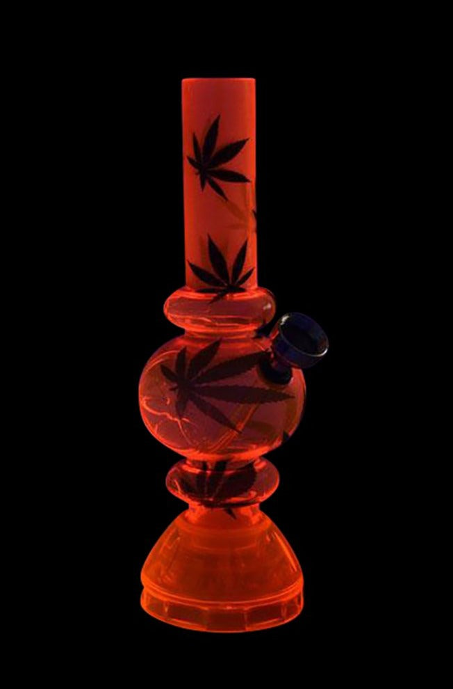 Awesome Mini Acrylic Bubble Water Pipe with Grinder Base