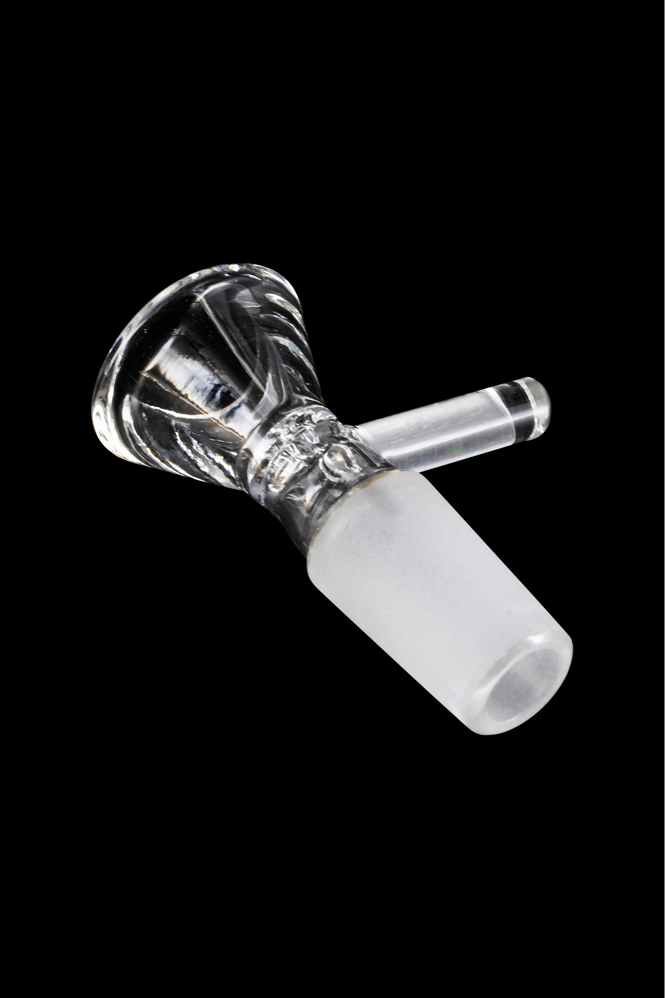 LA Pipes Premium Honeycomb Funnel Bowl with Handle - Elevate Your Smoking Experience!
