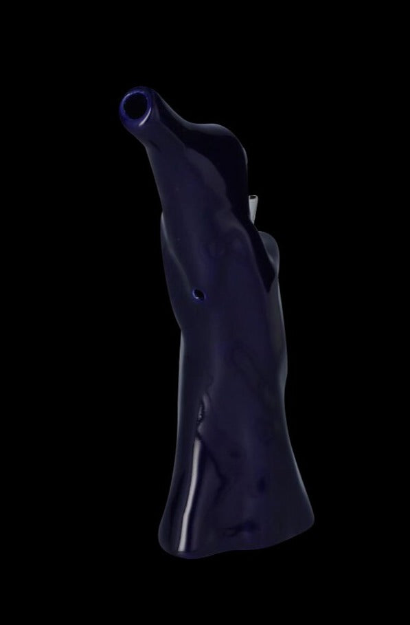 Grim Reaper Ceramic Hand Pipe - A Spooky Smoking Essential