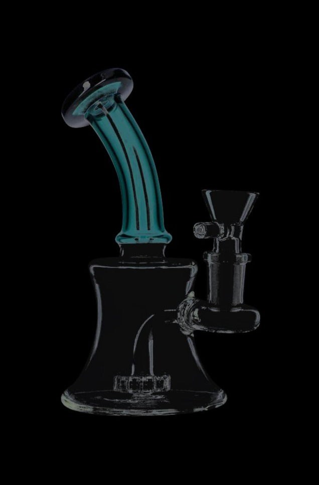 Stunning Beaker Base Bubbler with Fixed Showerhead Diffuser