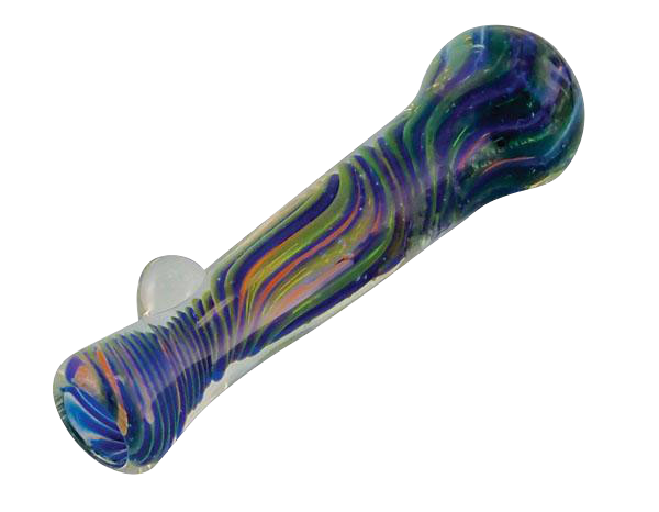 Stunning Multicolor Borosilicate Glass Chillum Taster