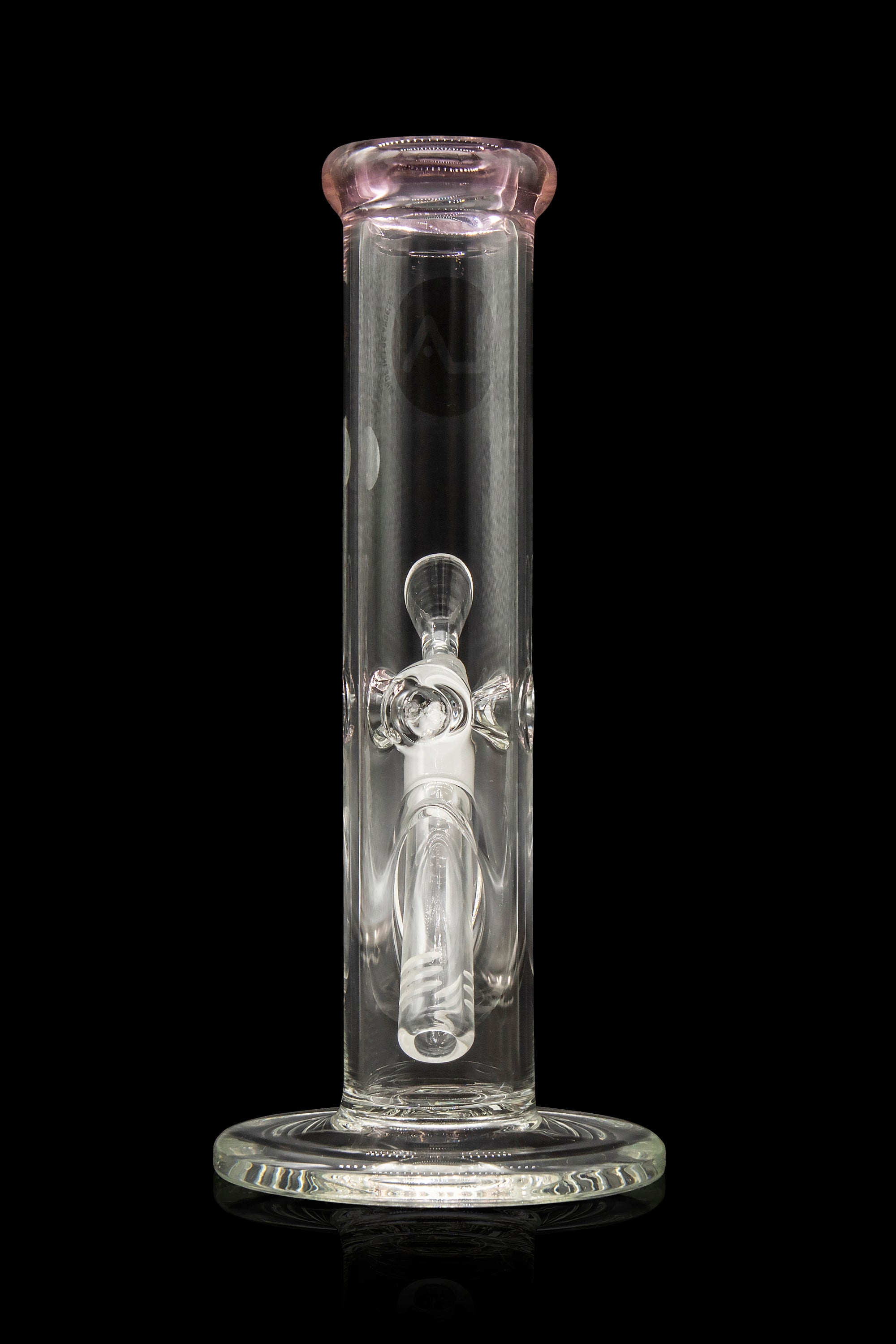 LA Pipes Borosilicate Glass Straight Tube Bong - A Timeless Classic