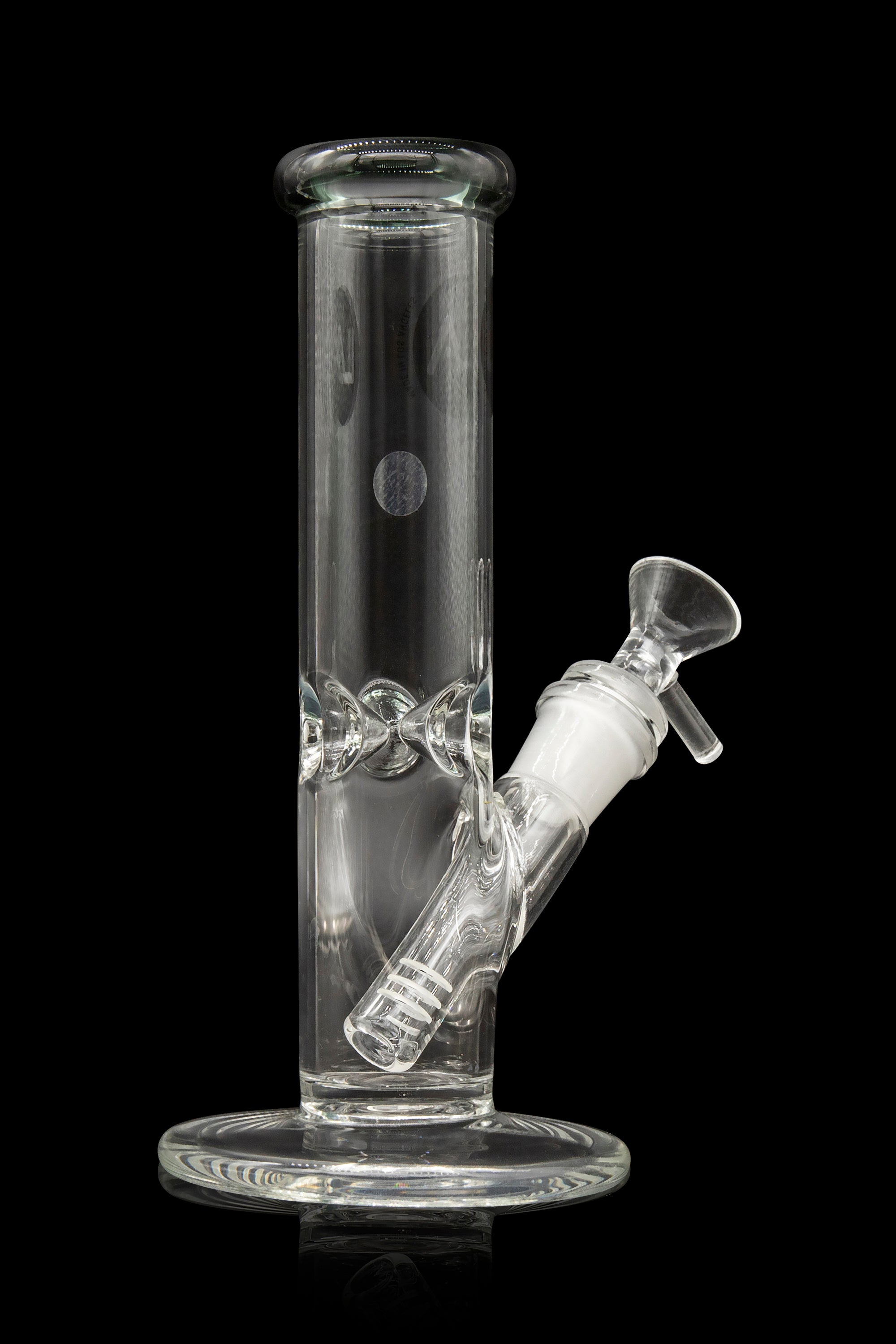 LA Pipes Borosilicate Glass Straight Tube Bong - A Timeless Classic