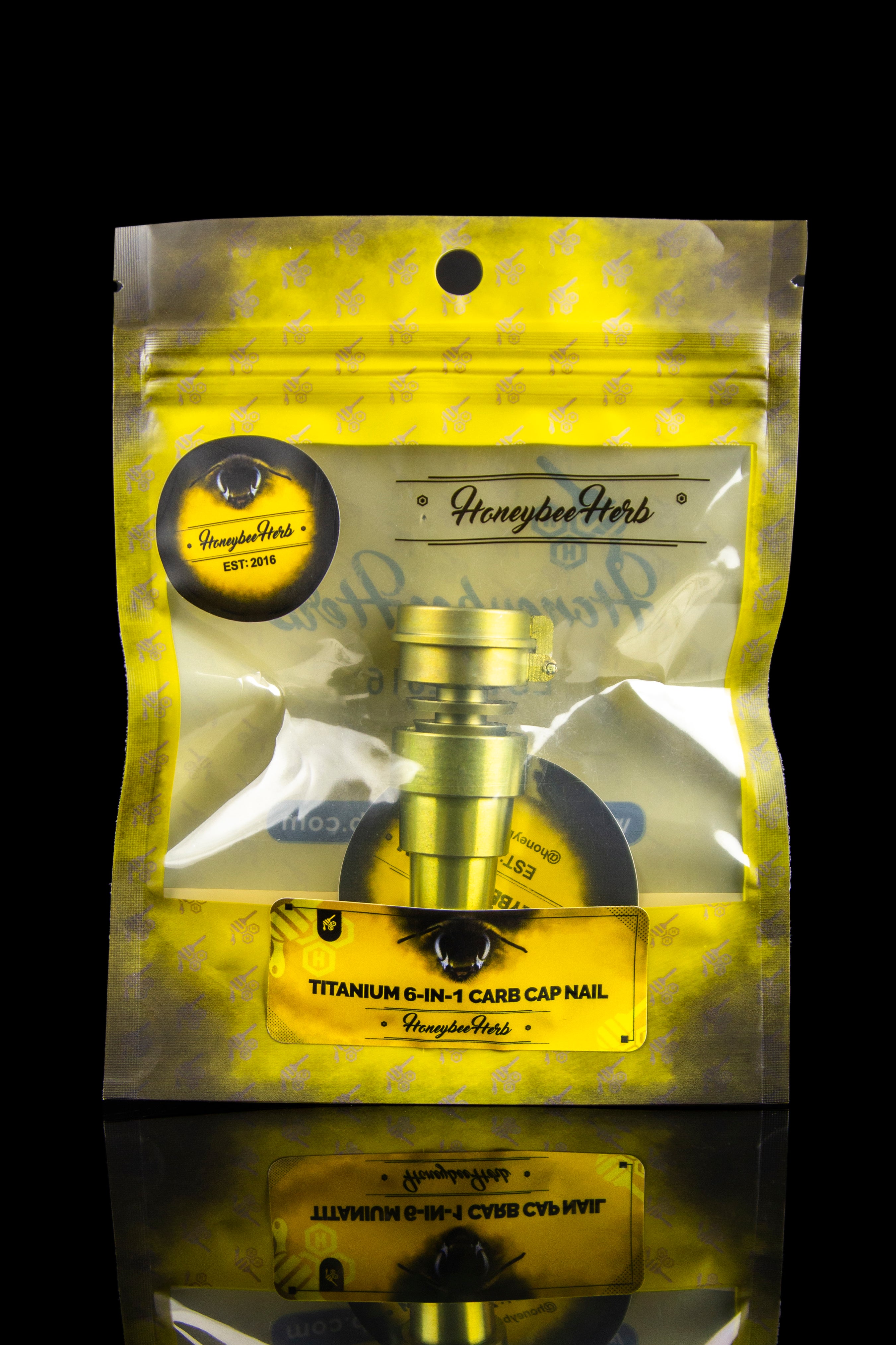 Honeybee Herb's Premium Titanium 6-In-1 Carb Cap Nail