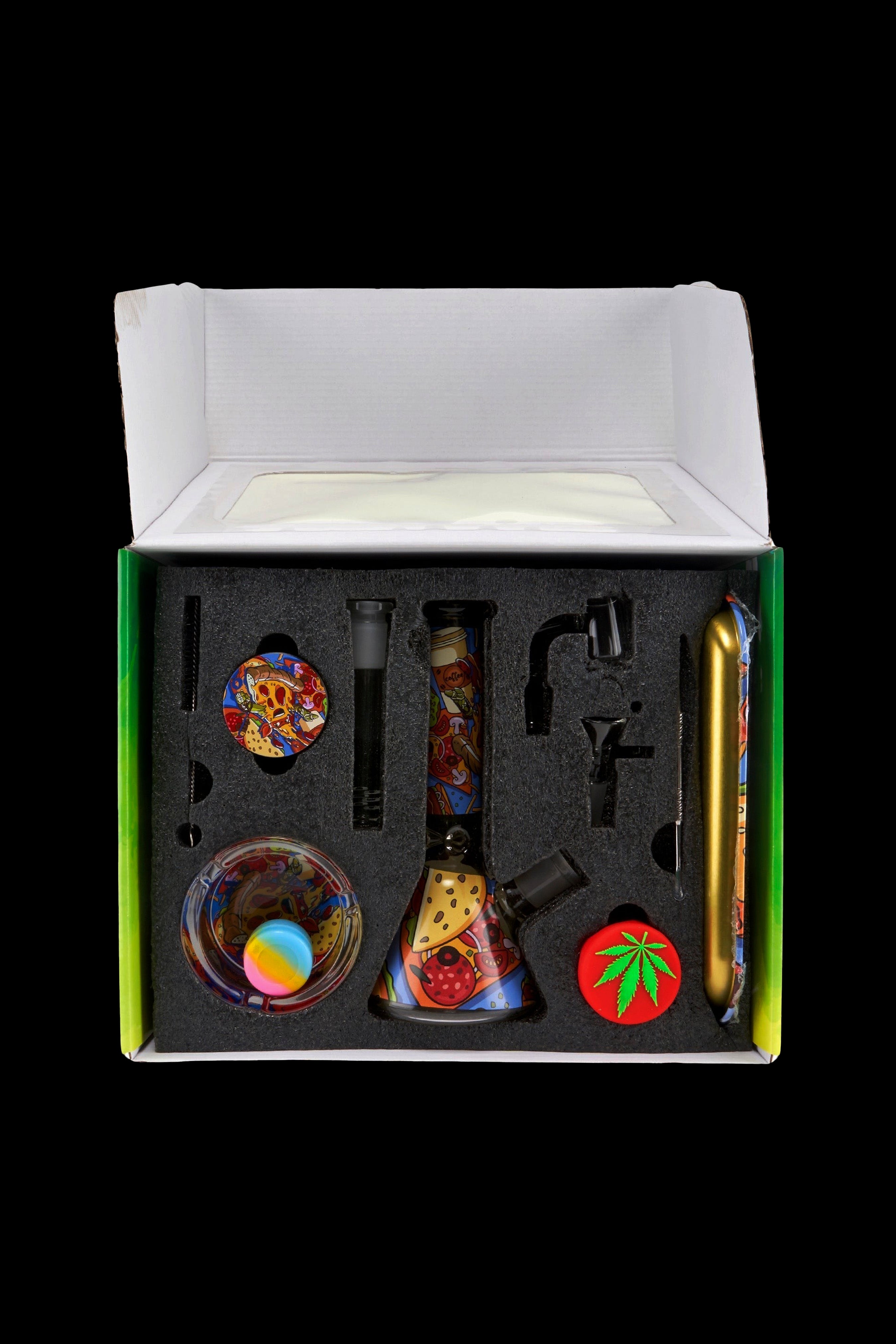 Delicious Pizza-Themed Complete Smoking Kit