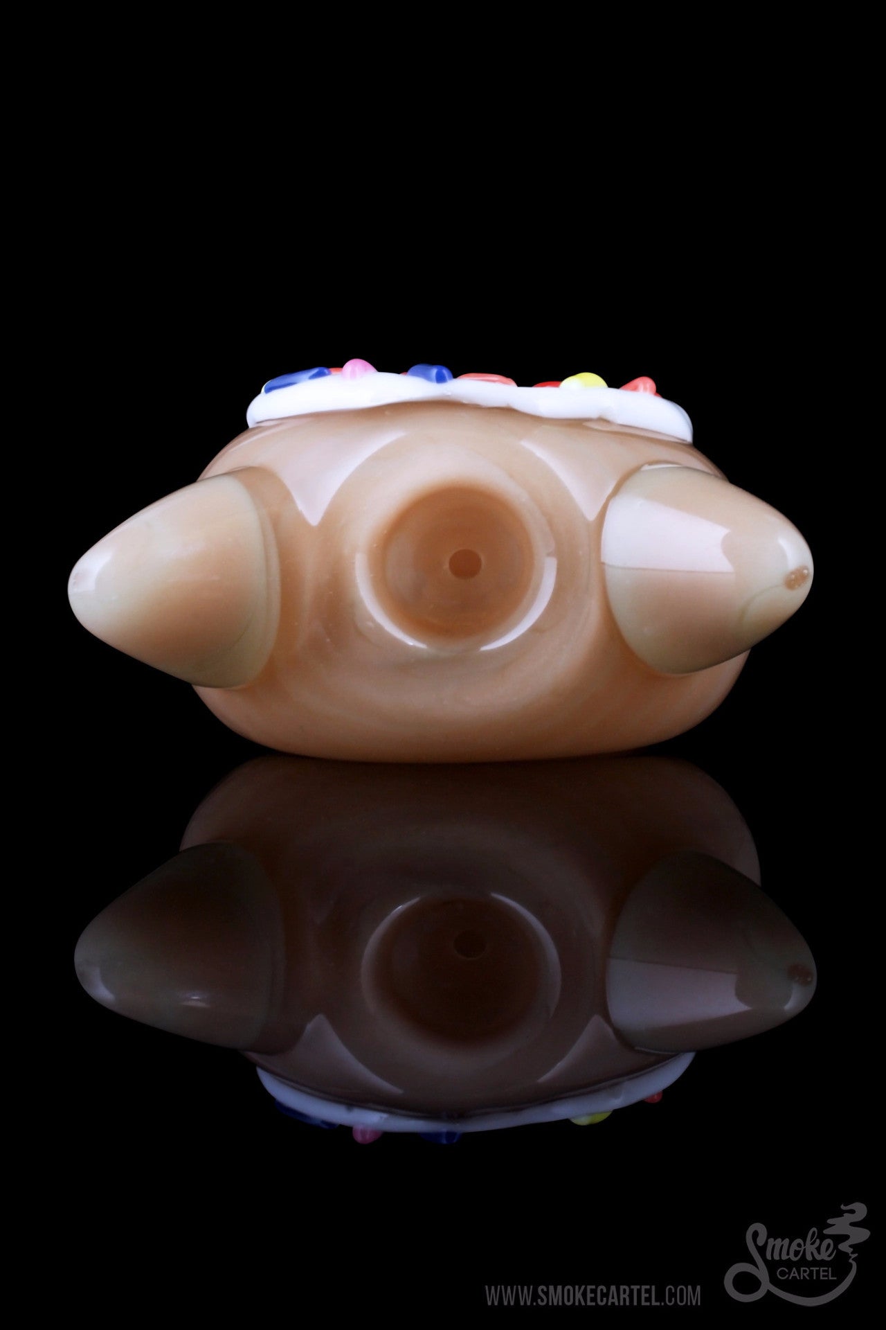 Empire Glassworks Glazed Kitty Donut Pipe - A Fun Smoking Companion