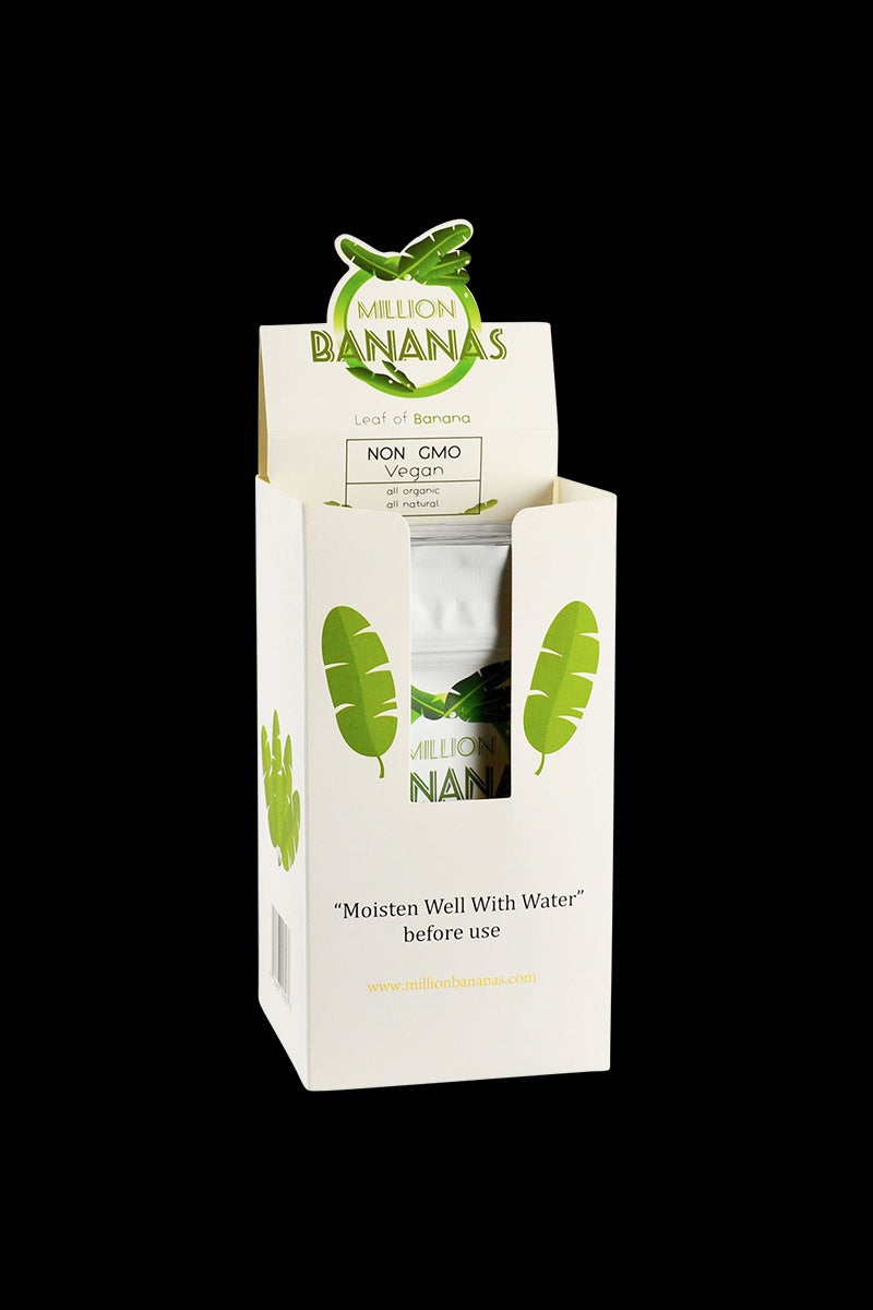 Million Bananas Natural Leaf Wraps - 25-Pack Bulk Deal!