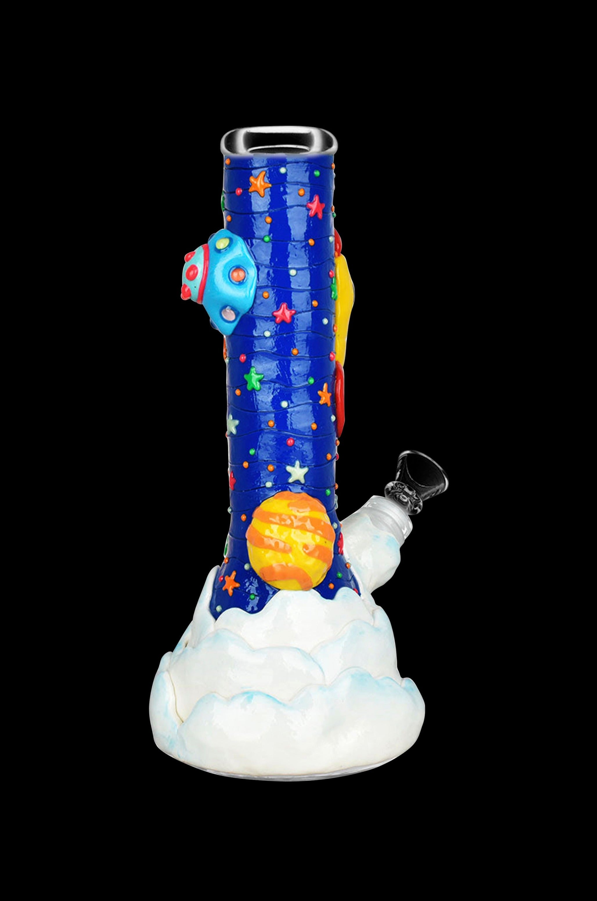 Pulsar Rocketship Glow-in-the-Dark Beaker Bong