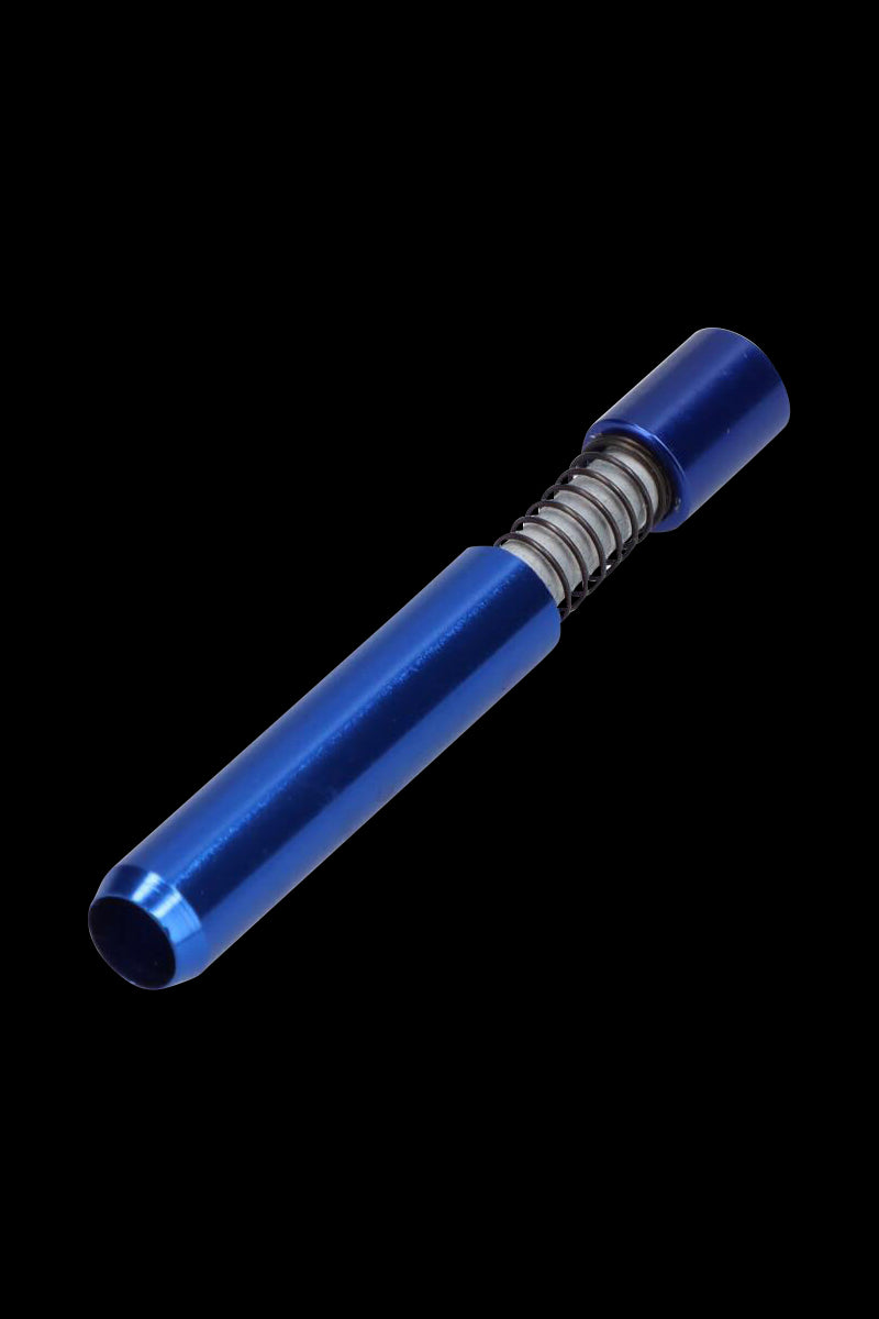 Awesome Metal Spring-Loaded One Hitter Pipe