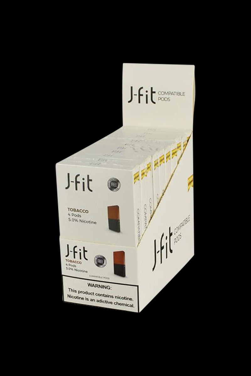 J-Fit Pods Tobacco Nic Salt - Amazing Bulk 10 Pack