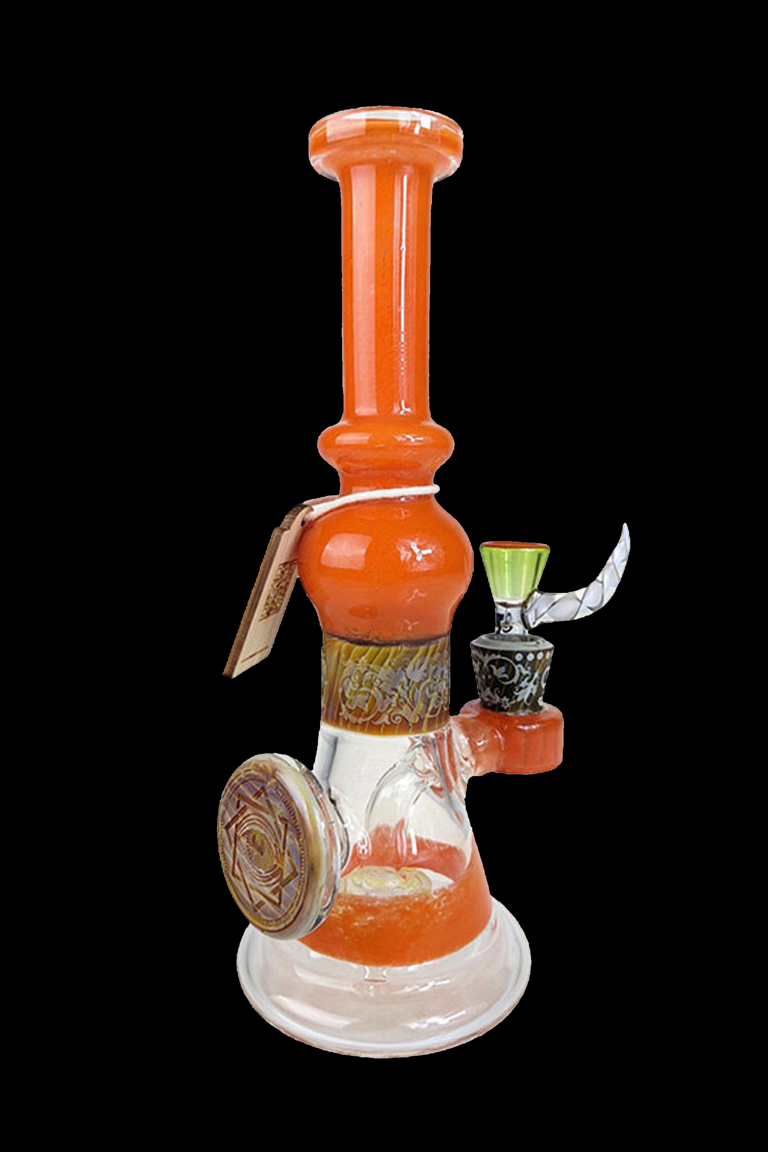 Cheech Glass Stunning Full - Color Sand - Blasted Water Pipe