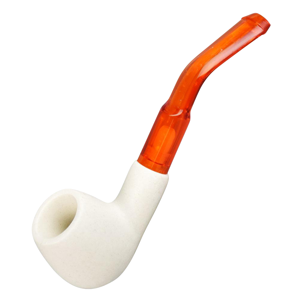 Exquisite Classic Smooth Mini Meerschaum Sherlock Pipe