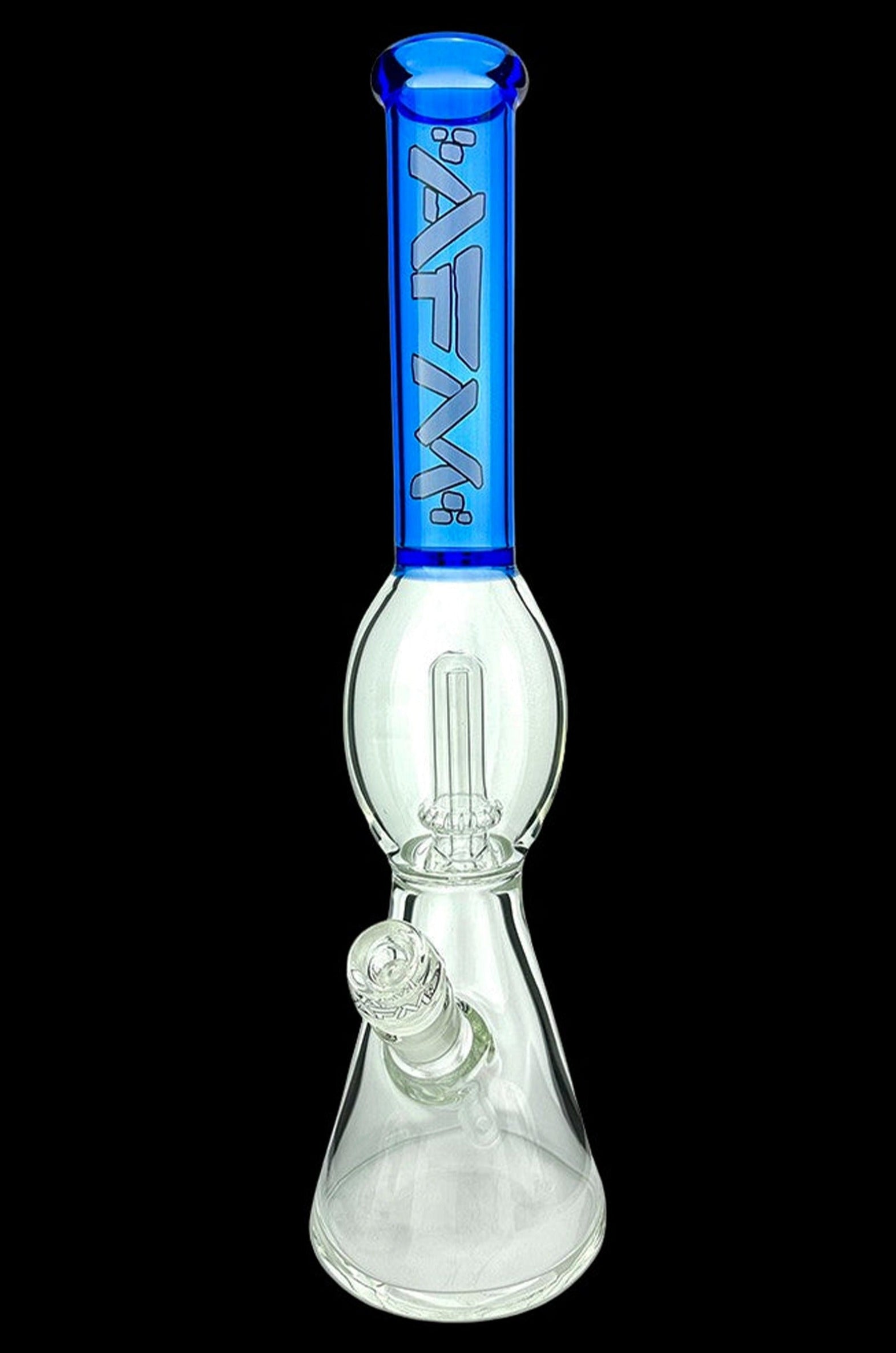 AFM Stunning UFO Color Sleeve Glass Beaker Bong - An Unforgettable Smoking Experience