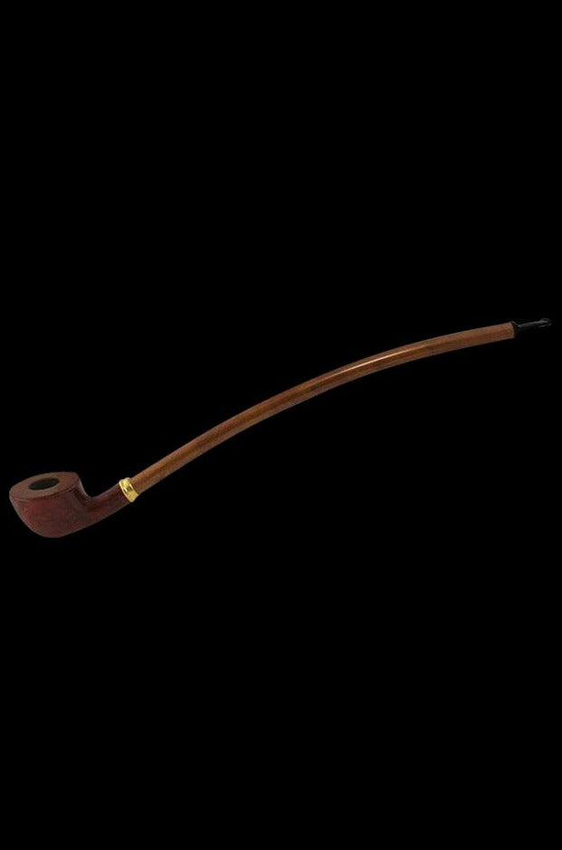 Exquisite Pulsar Curved Pear Rosewood Tobacco Pipe