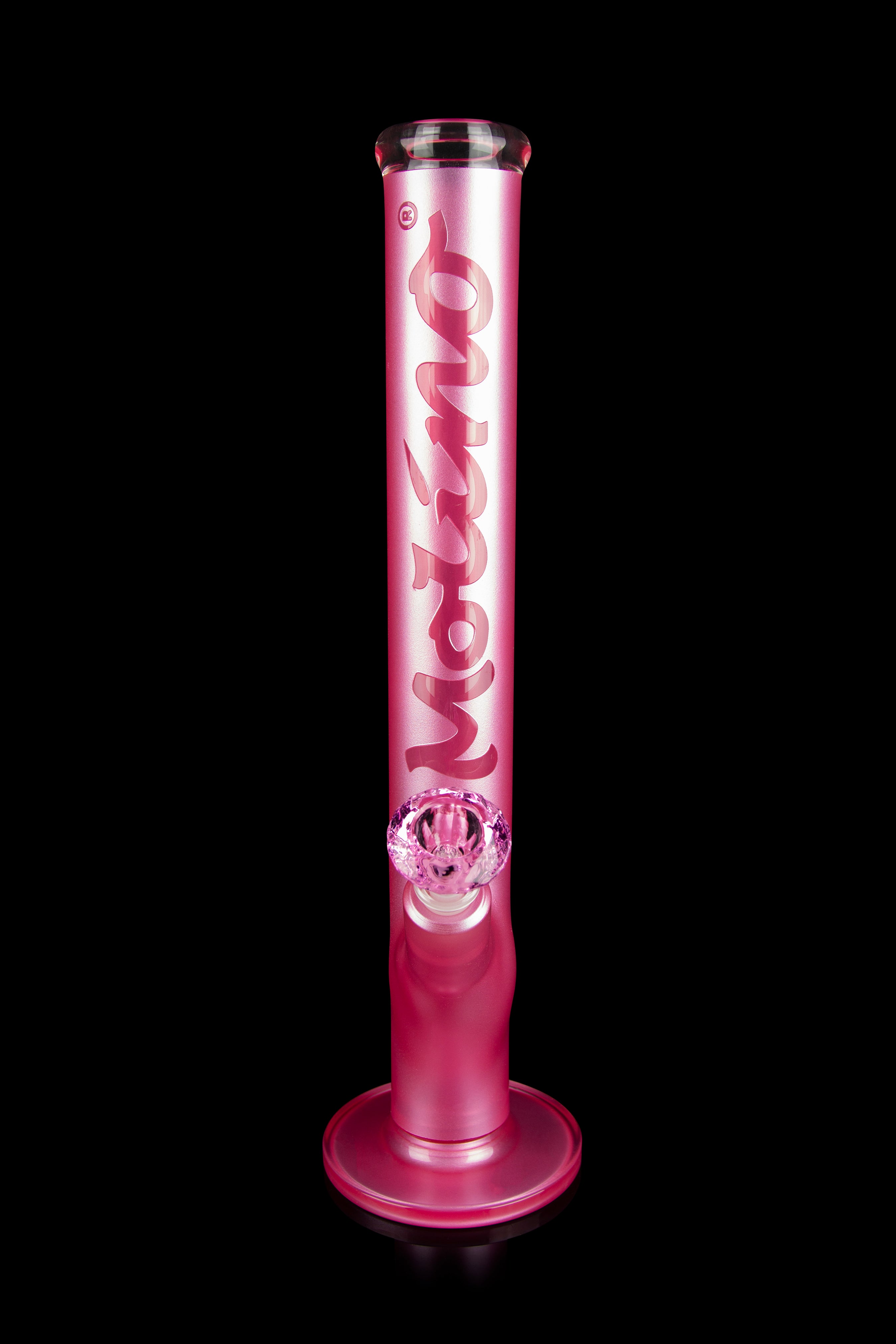 Molino Glass Feline Pink Bong - A Must - Have for Pink Lovers!