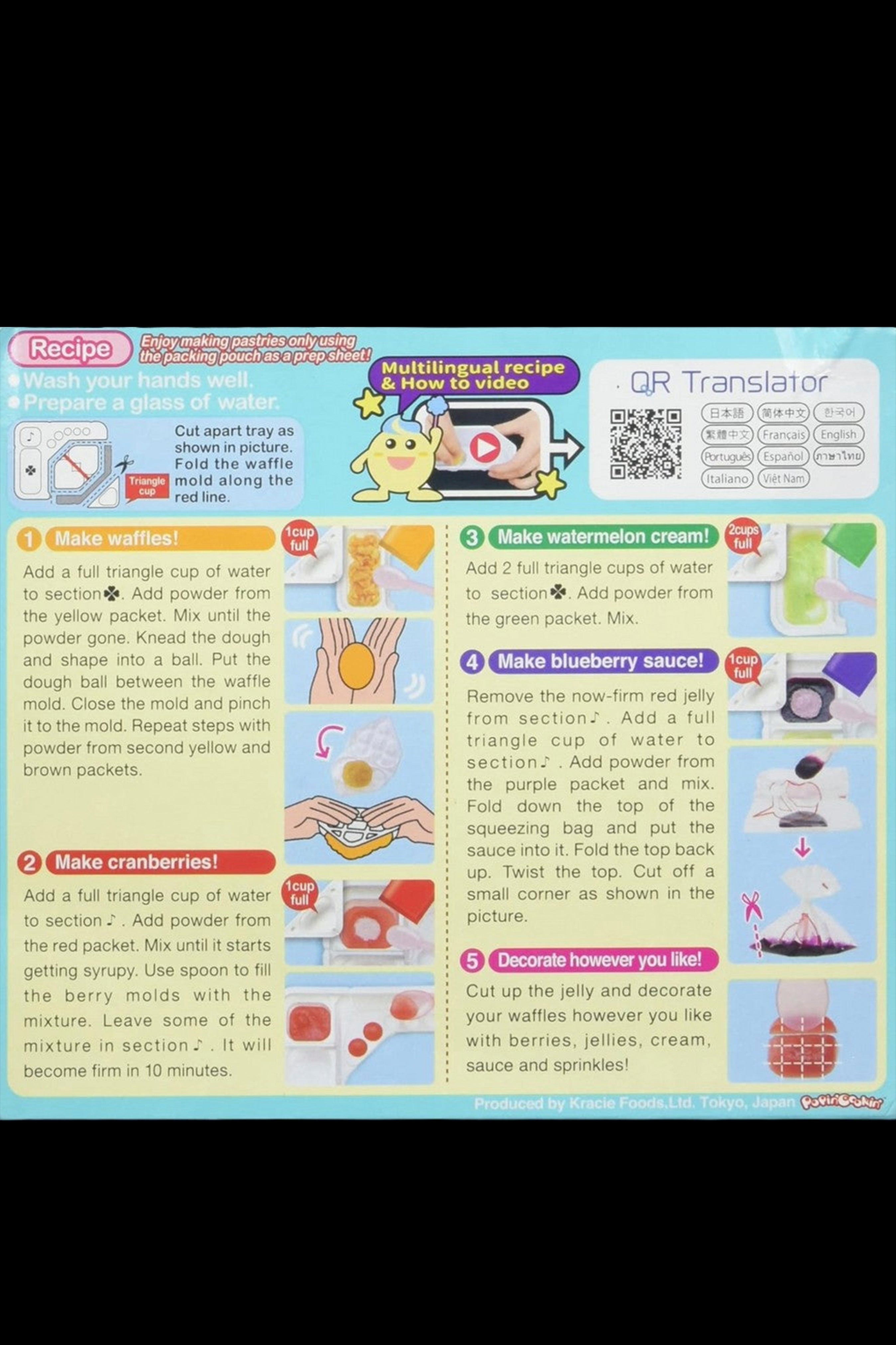 Tanoshii Waffle - Fun DIY Candy Making Kit