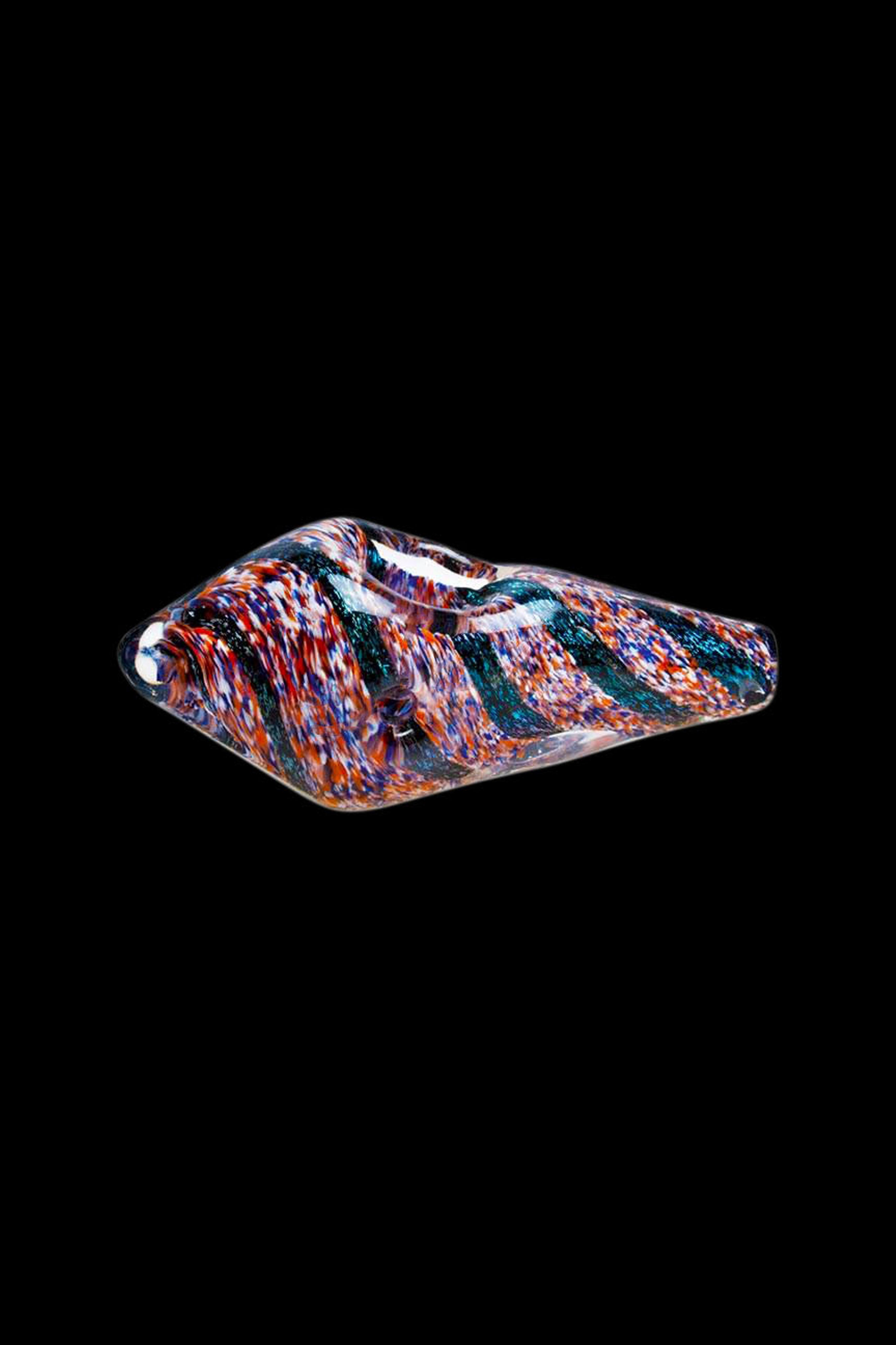 LA Pipes Gemstone Sparkling Glass Pipe - A Stunning Smoking Accessory