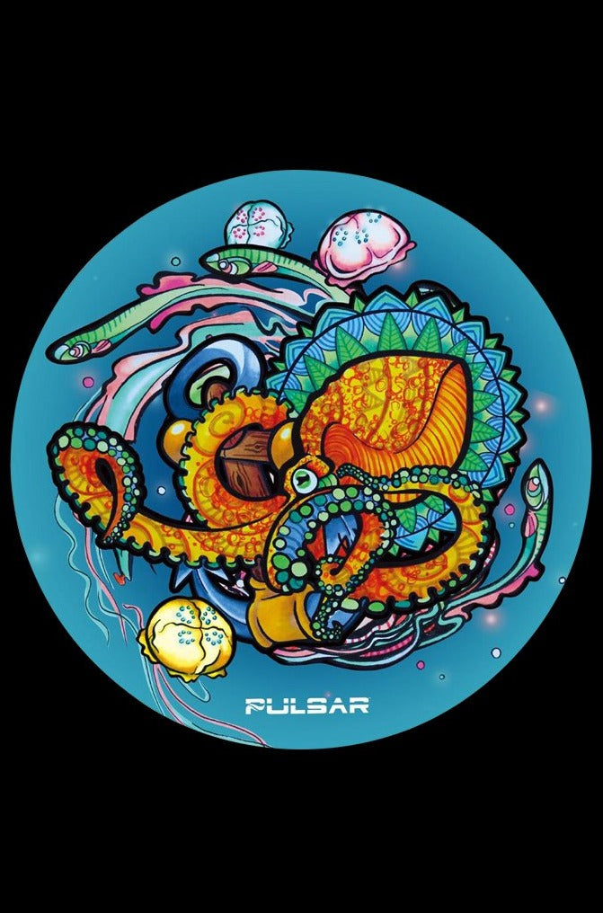 Pulsar's Stunning Psychedelic Octopus Beaker Water Pipe