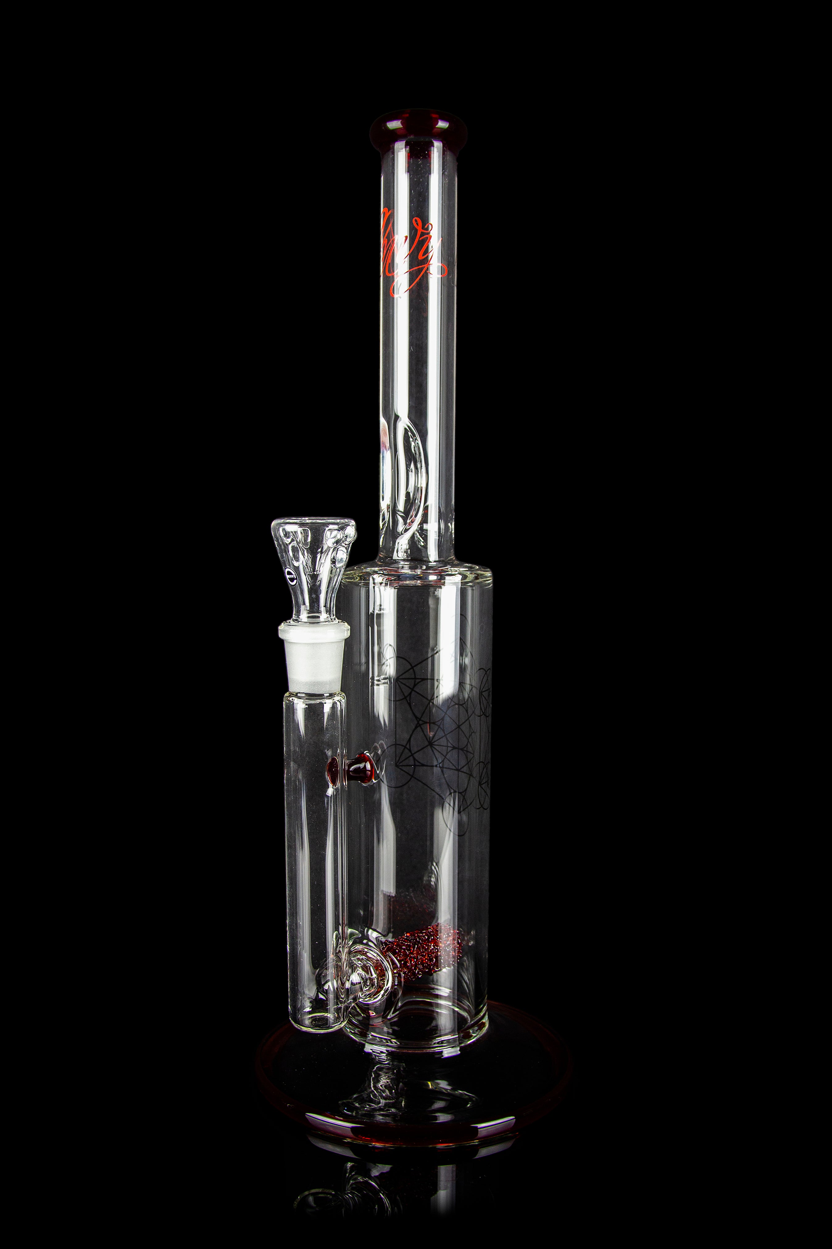 Envy Glass 16 Stemline Pop Rocks Perc Water Pipe - Party in Your Mouth!