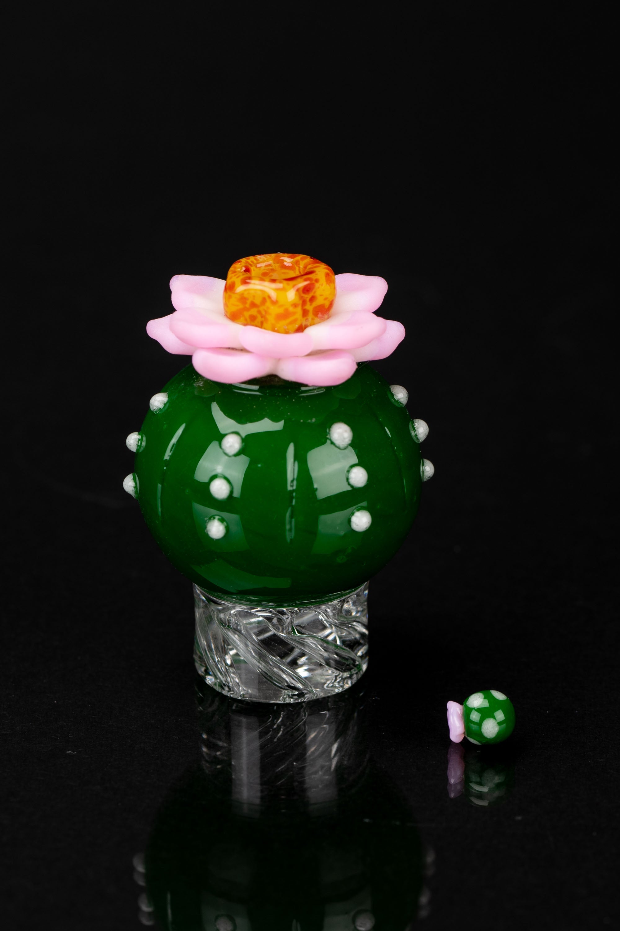 Empire Glassworks Peyote Spinner Carb Cap - A Stunning Vaping Accessory