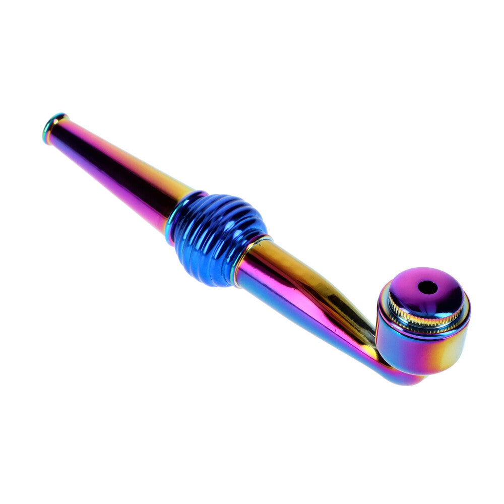 Grip-Friendly Metal Hand Pipe: A Simple Smoking Essential