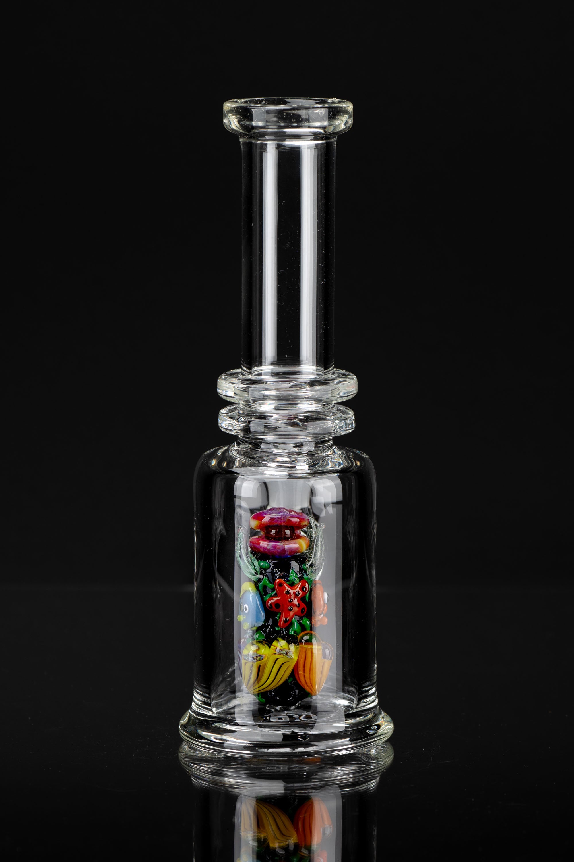 Empire Glassworks Mini Tube - Save the Seas: A Stunning Coral Reef Tribute