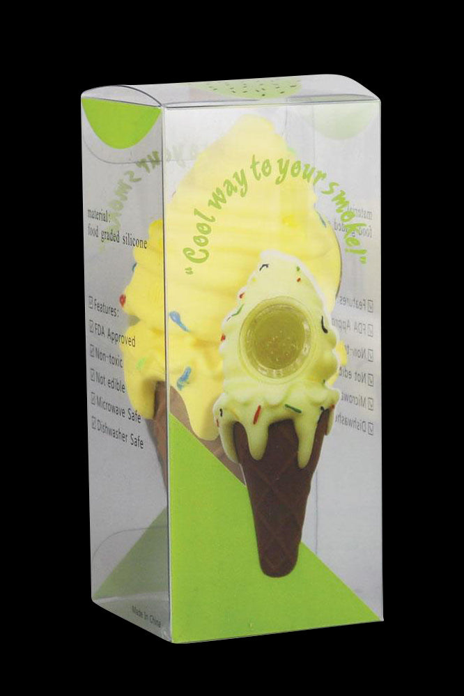 Delicious Ice Cream Silicone Hand Pipe