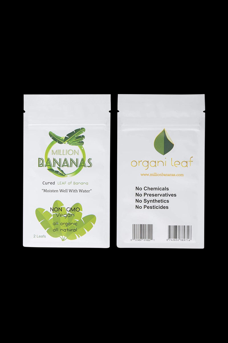Million Bananas Cured Banana Leaf Rolling Pouch
