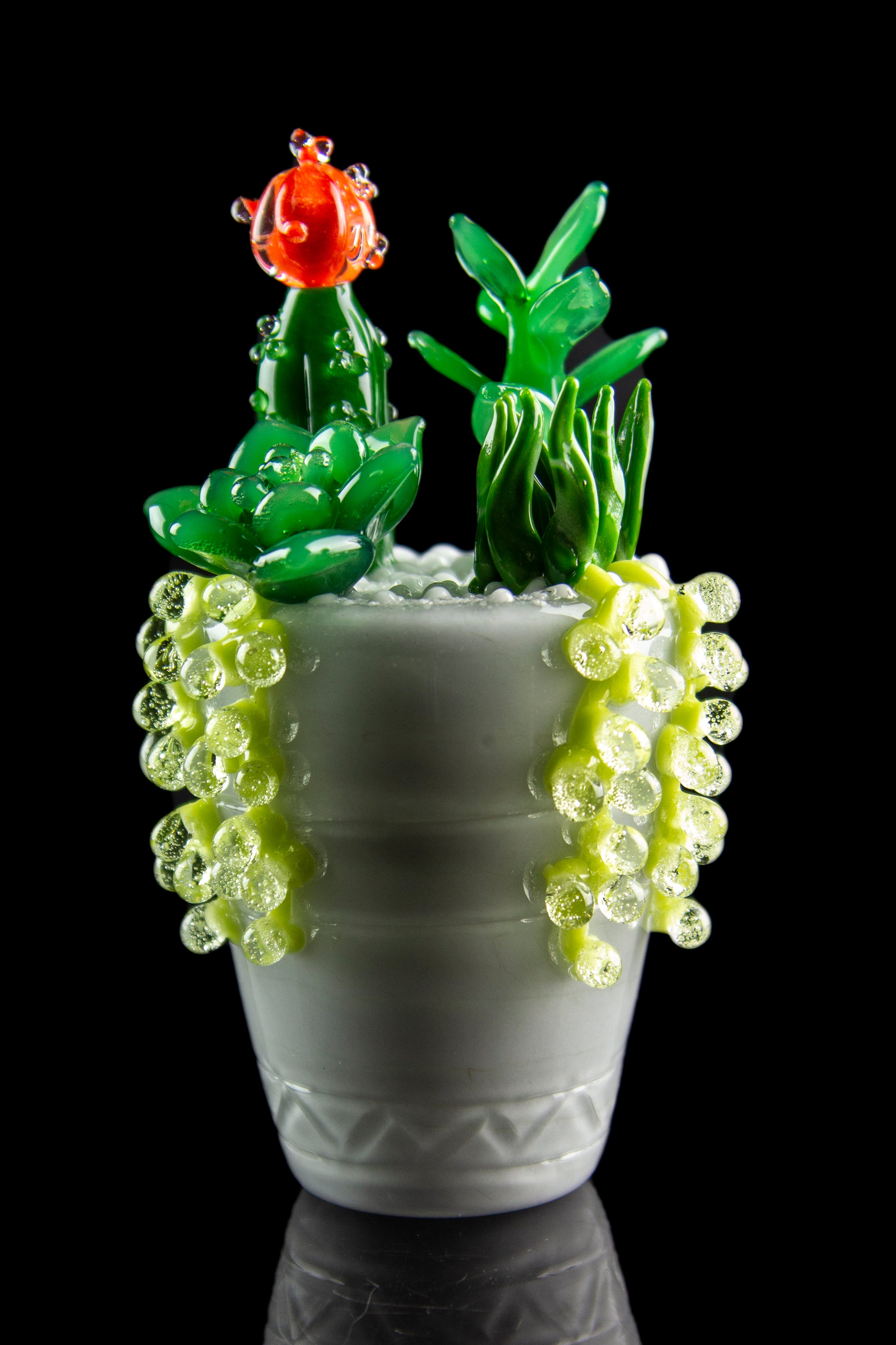 Empire Glassworks Stunning Succulents Hand Pipe