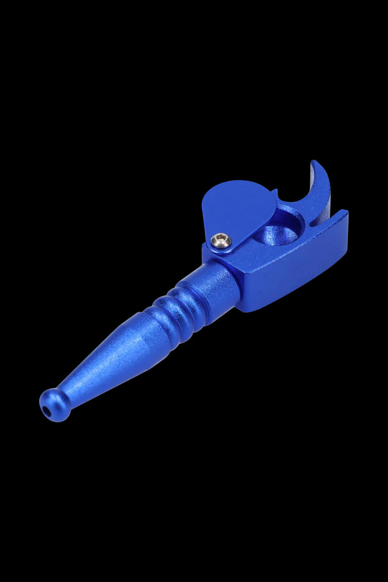 Incredible Metal Hand Pipe with Swivel Lid and Bottle Opener