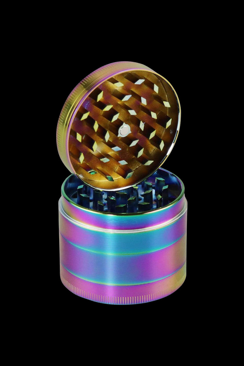 Chameleon Anodized Zinc 4-Piece Grinder - Add a Splash of Color!