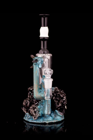 Envy Glass Electroformed Heady Bonzer Water Pipe - A Must - Have!