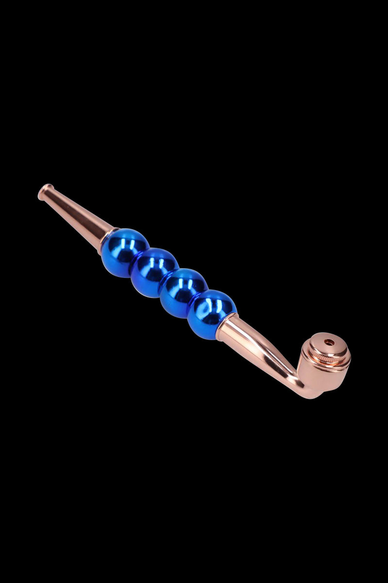 Stylish Curvy Mid-Section Metal Hand Pipe