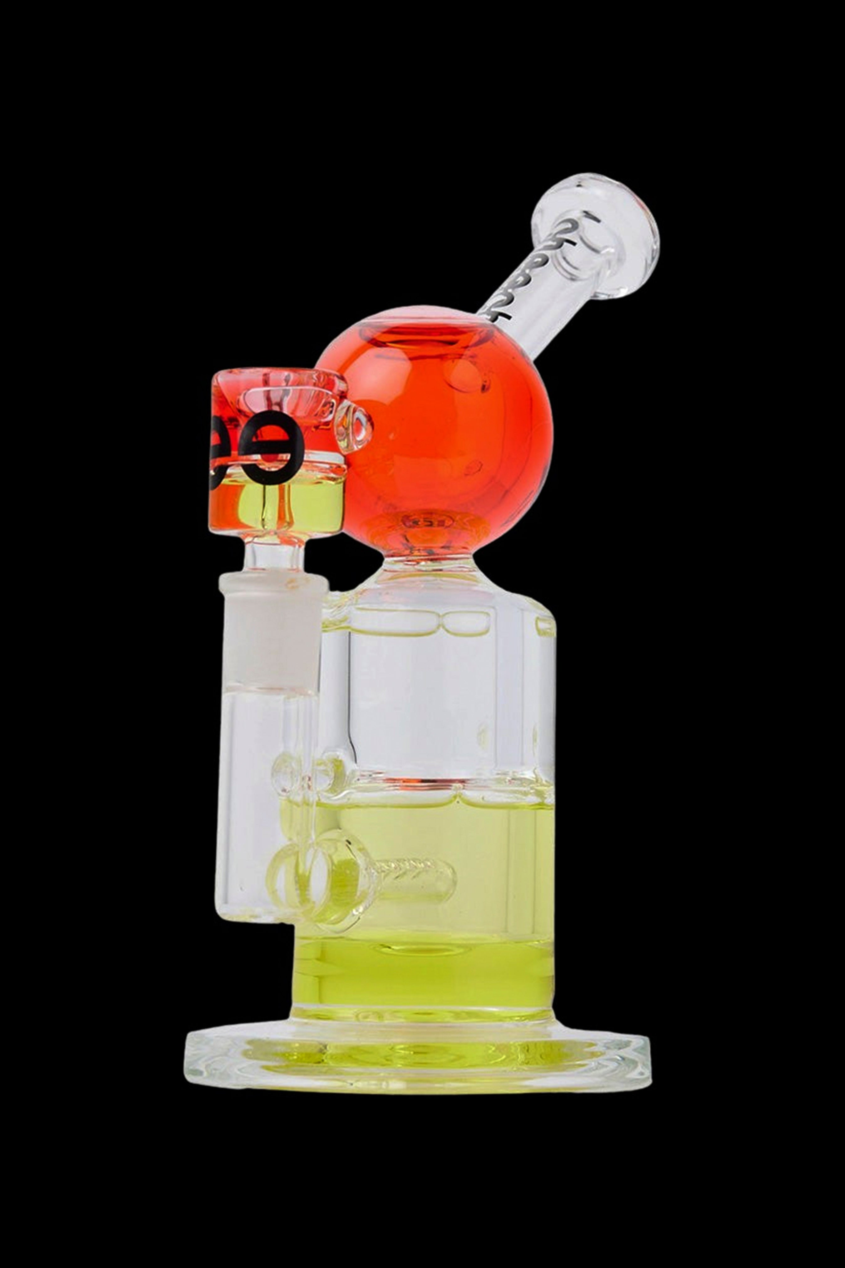Cheech Glass Triple Glycerin Dual - Color Bong: Stylish Smoking Companion