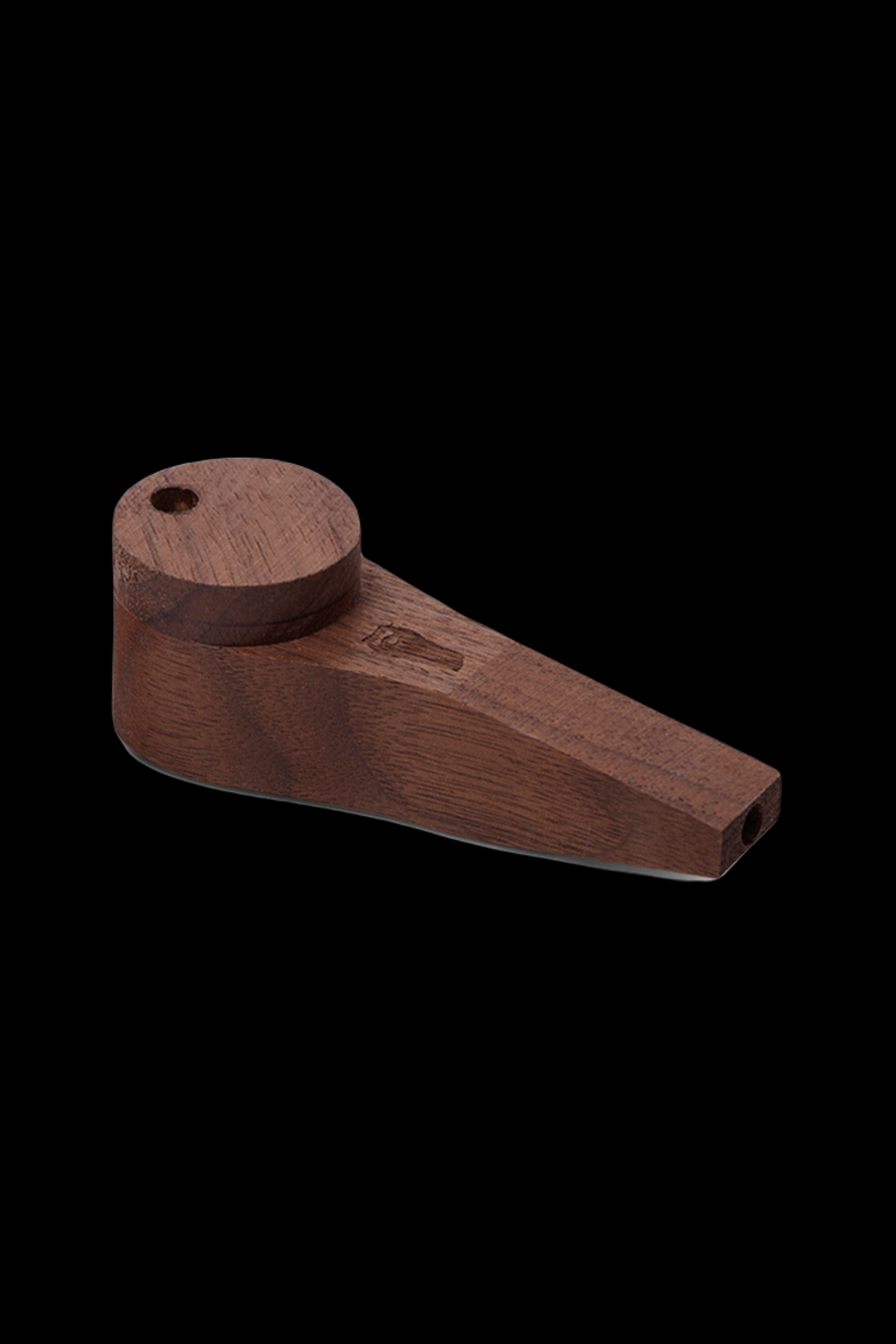 Exquisite Bearded Circle Wood Pipe with Secure Lid