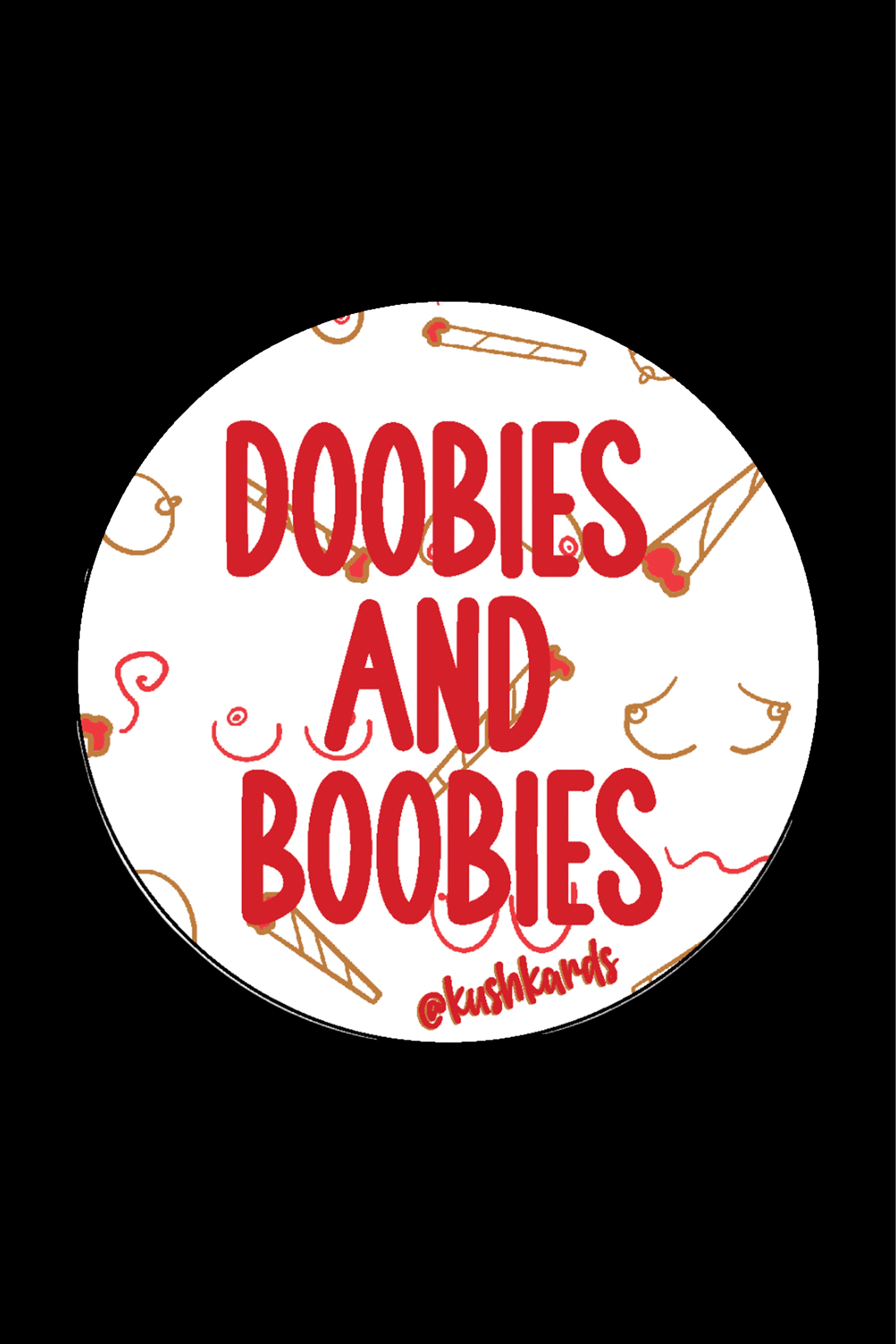 KushKards Naughty Stoner Vinyl Stickers - Perfect 420 Gifts!