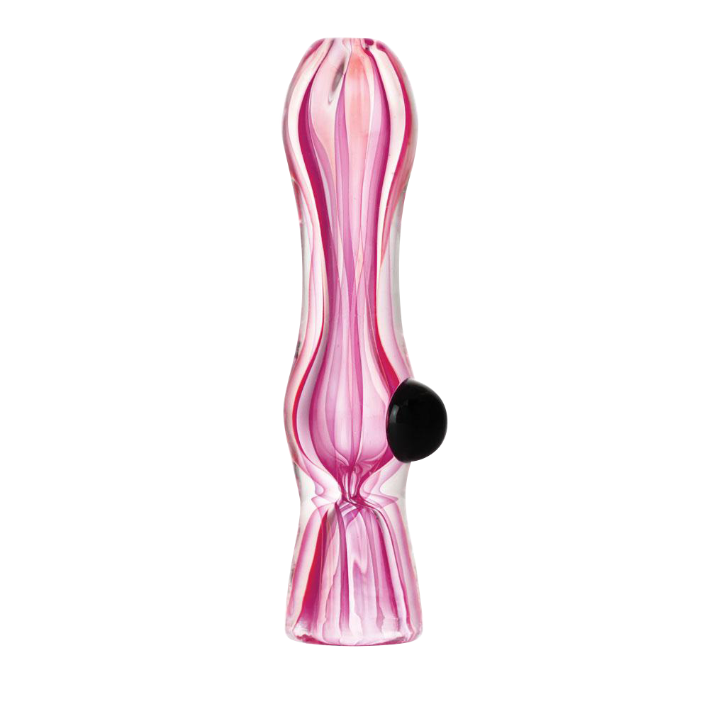 Stunning Fumed Glass Taster Bat with Decorative Marble