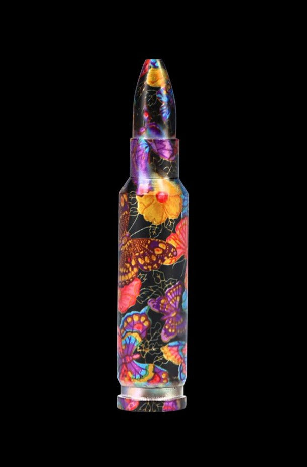 Cool Metal Bullet Print Hand Pipe - Your Smoking Essential