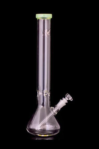 Envy Glass 18-Inch Stylish Beaker Bong with Colored Mouthpiece