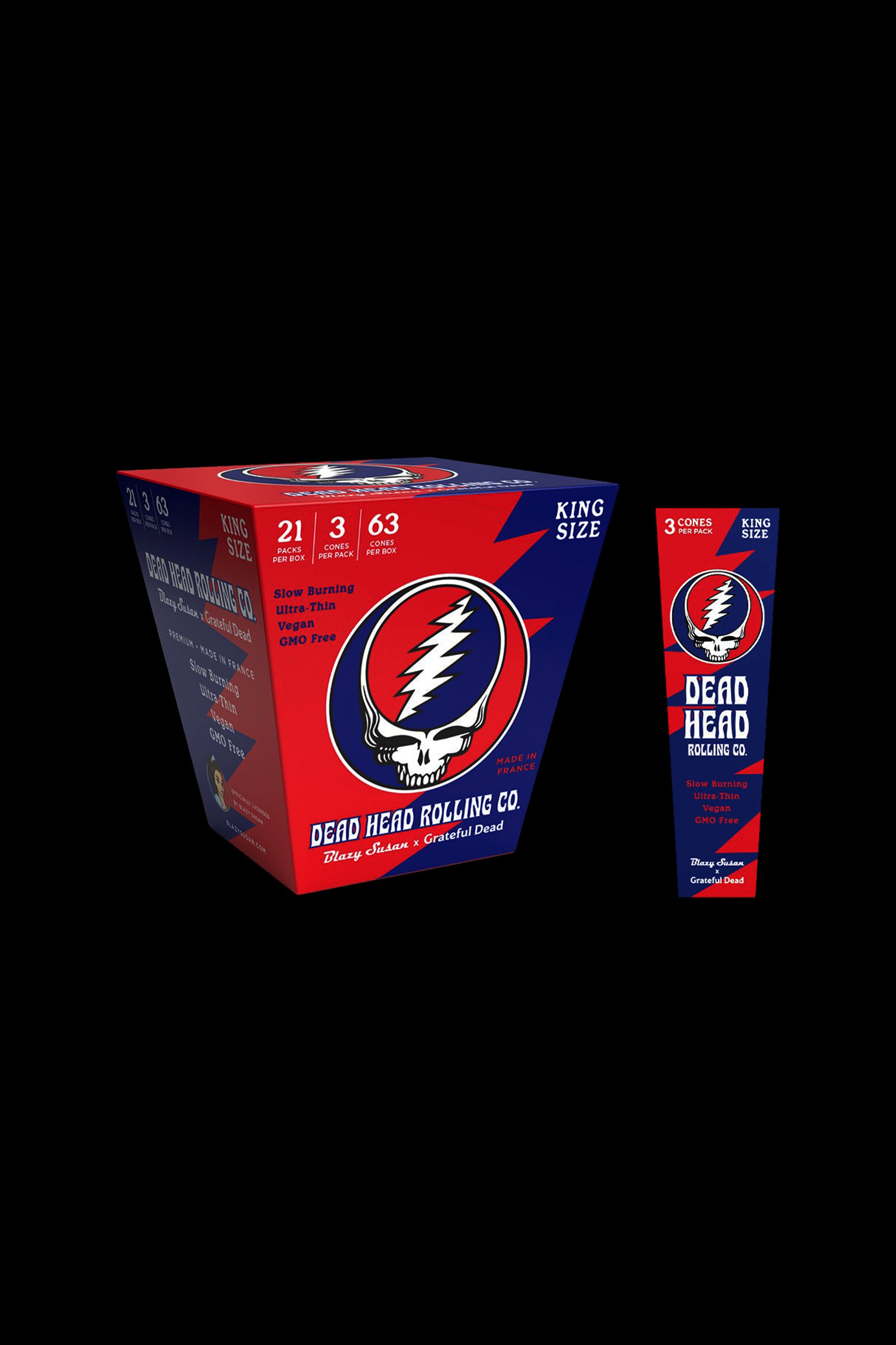Blazy Susan x Grateful Dead Premium Pre - Rolled Paper Cones