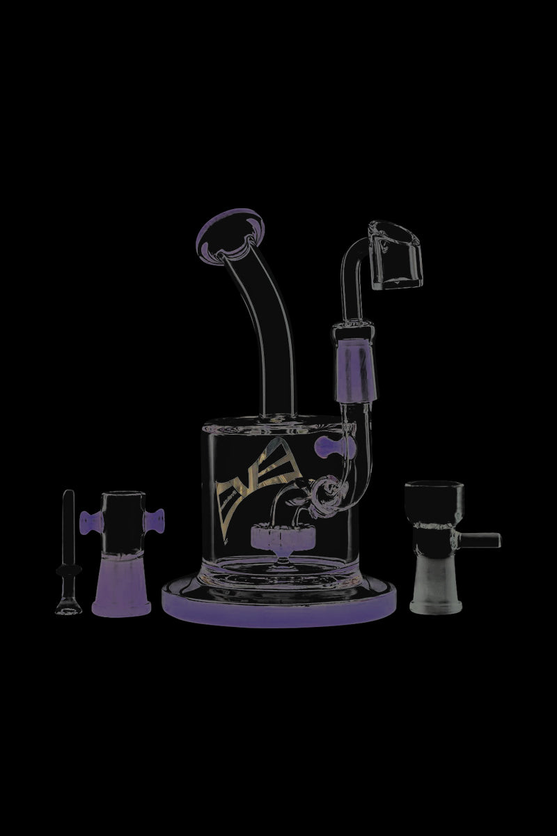 Evolution Halo Dab Rig with Showerhead Diffuser - A Compact Flavor Powerhouse
